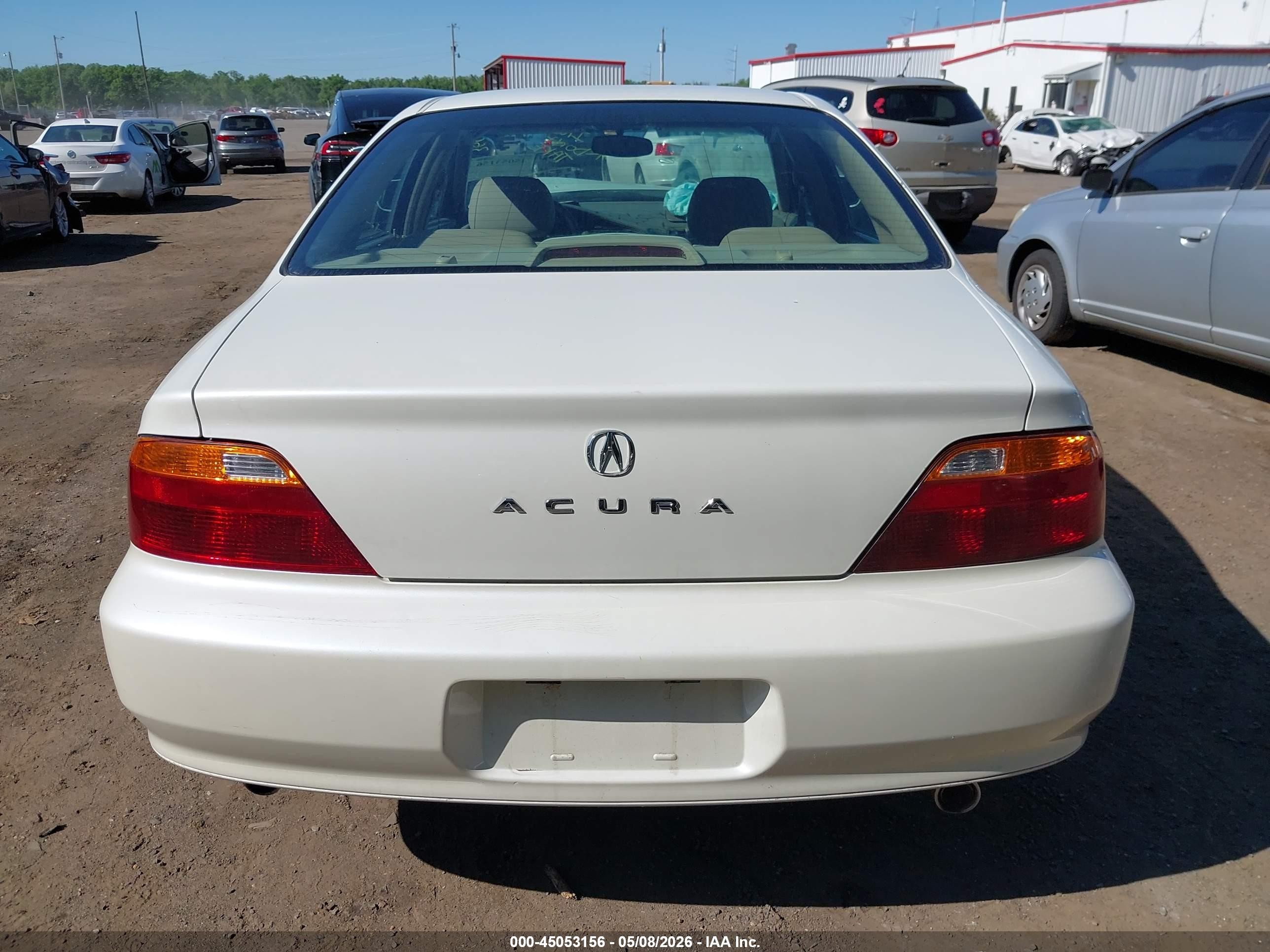 2000 Acura Tl 3.2 White vin: 19UUA5666YA049962