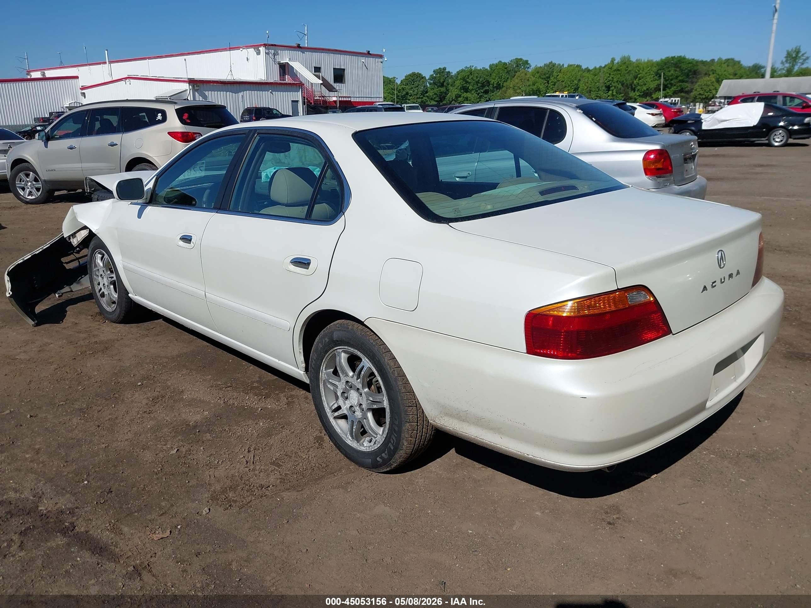 2000 Acura Tl 3.2 White vin: 19UUA5666YA049962
