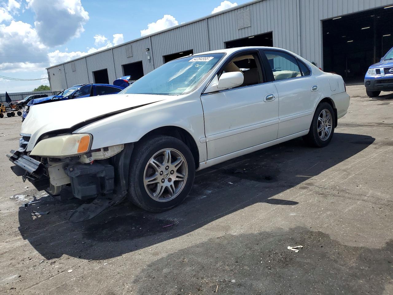2001 Acura 3.2tl White vin: 19UUA56671A026860