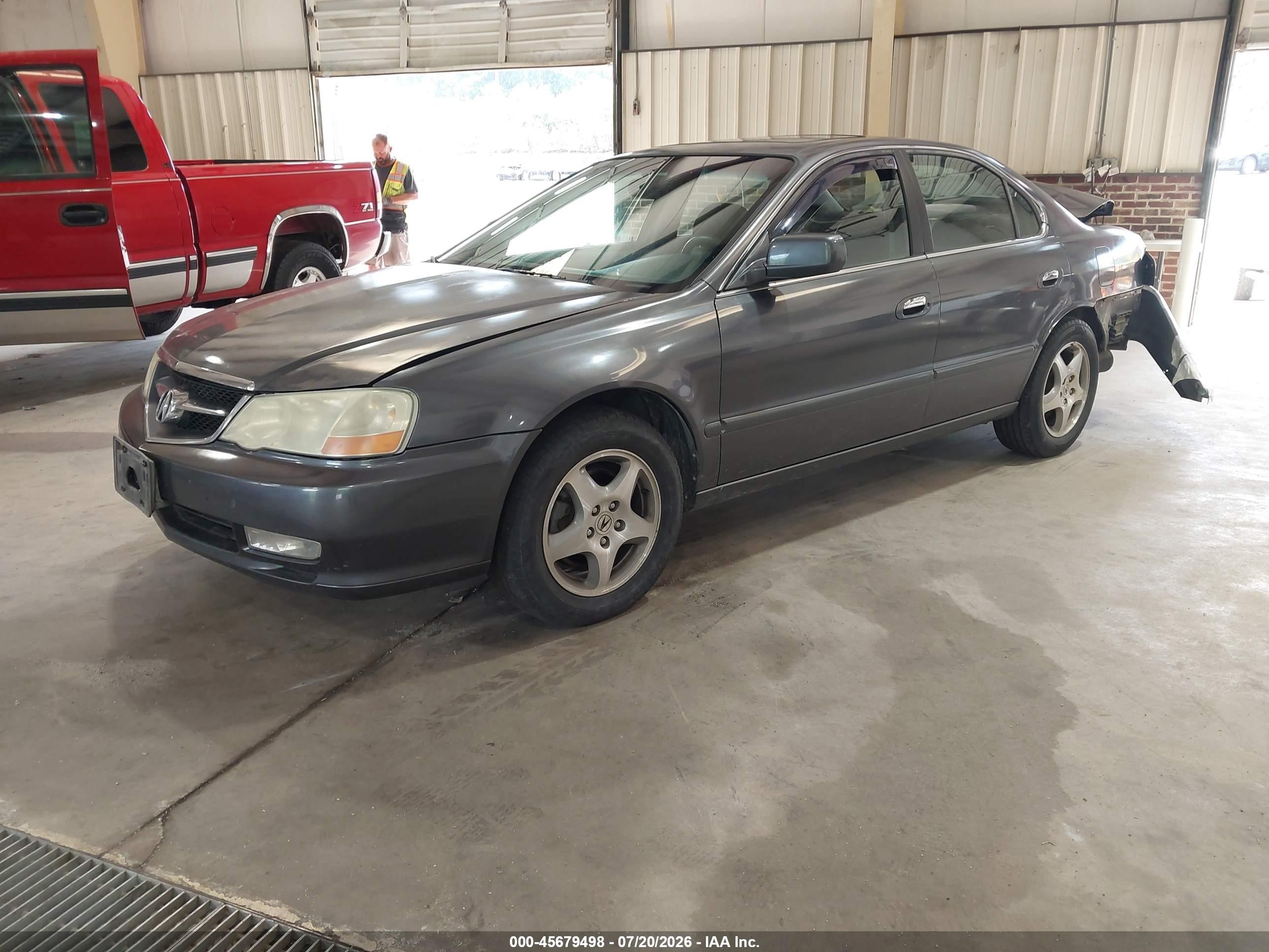 2003 Acura Tl 3.2 Gray vin: 19UUA56673A056329