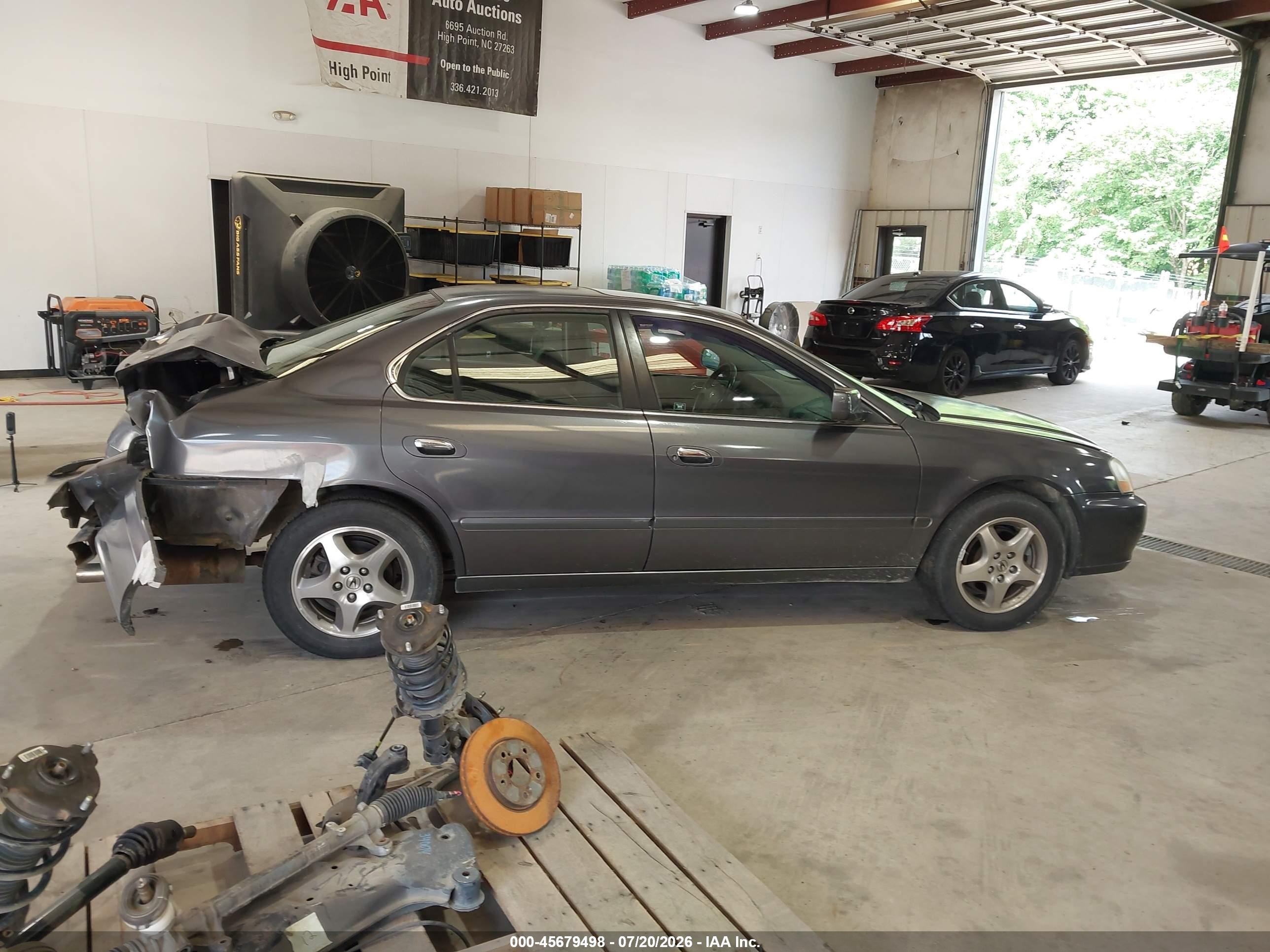 2003 Acura Tl 3.2 Gray vin: 19UUA56673A056329