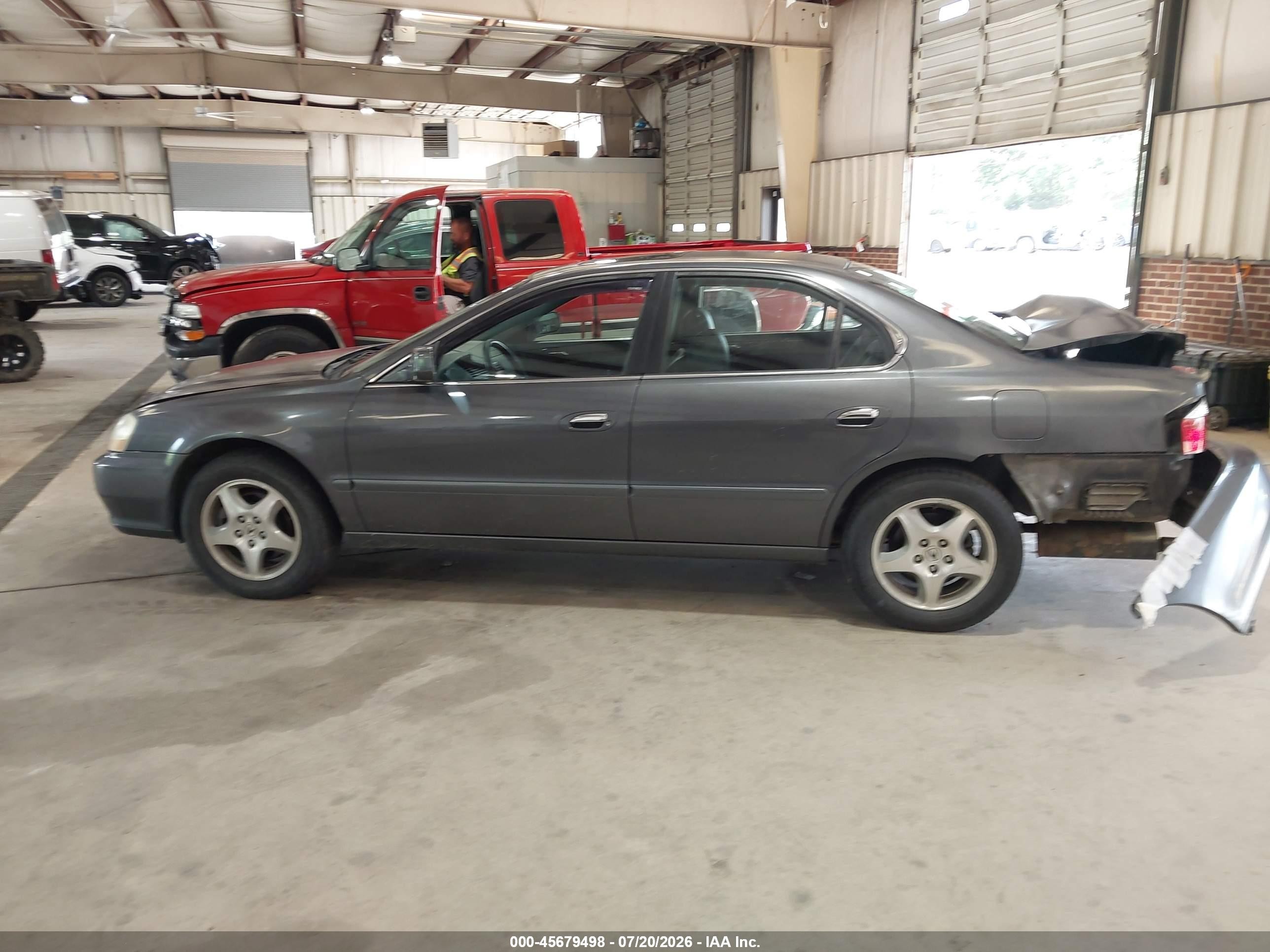 2003 Acura Tl 3.2 Gray vin: 19UUA56673A056329
