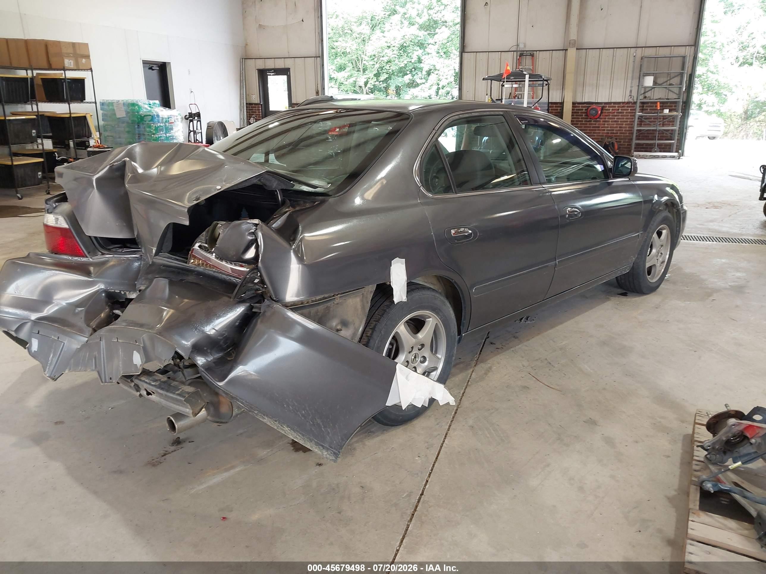 2003 Acura Tl 3.2 Gray vin: 19UUA56673A056329