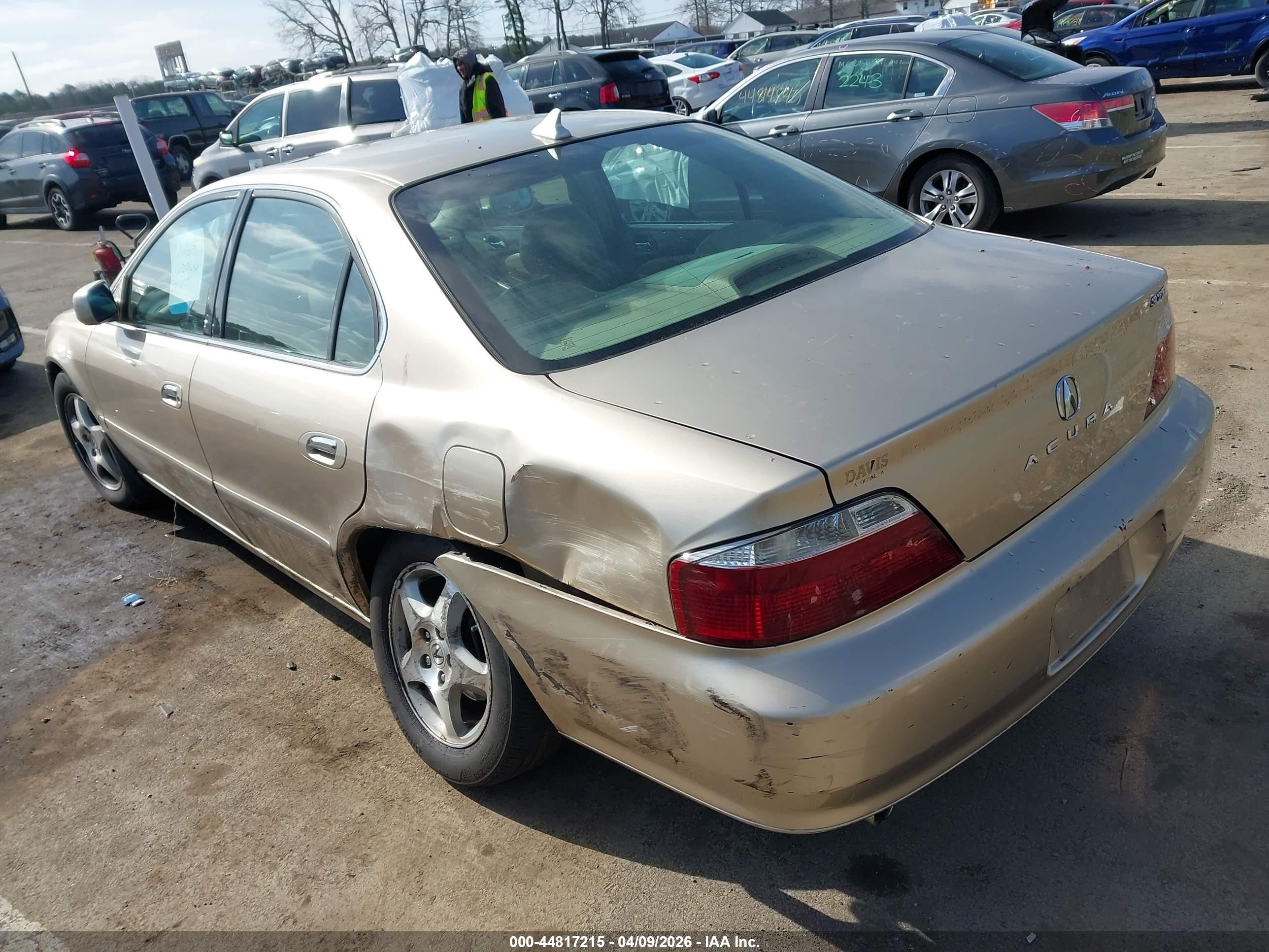 2003 Acura Tl 3.2 Beige vin: 19UUA56673A093848