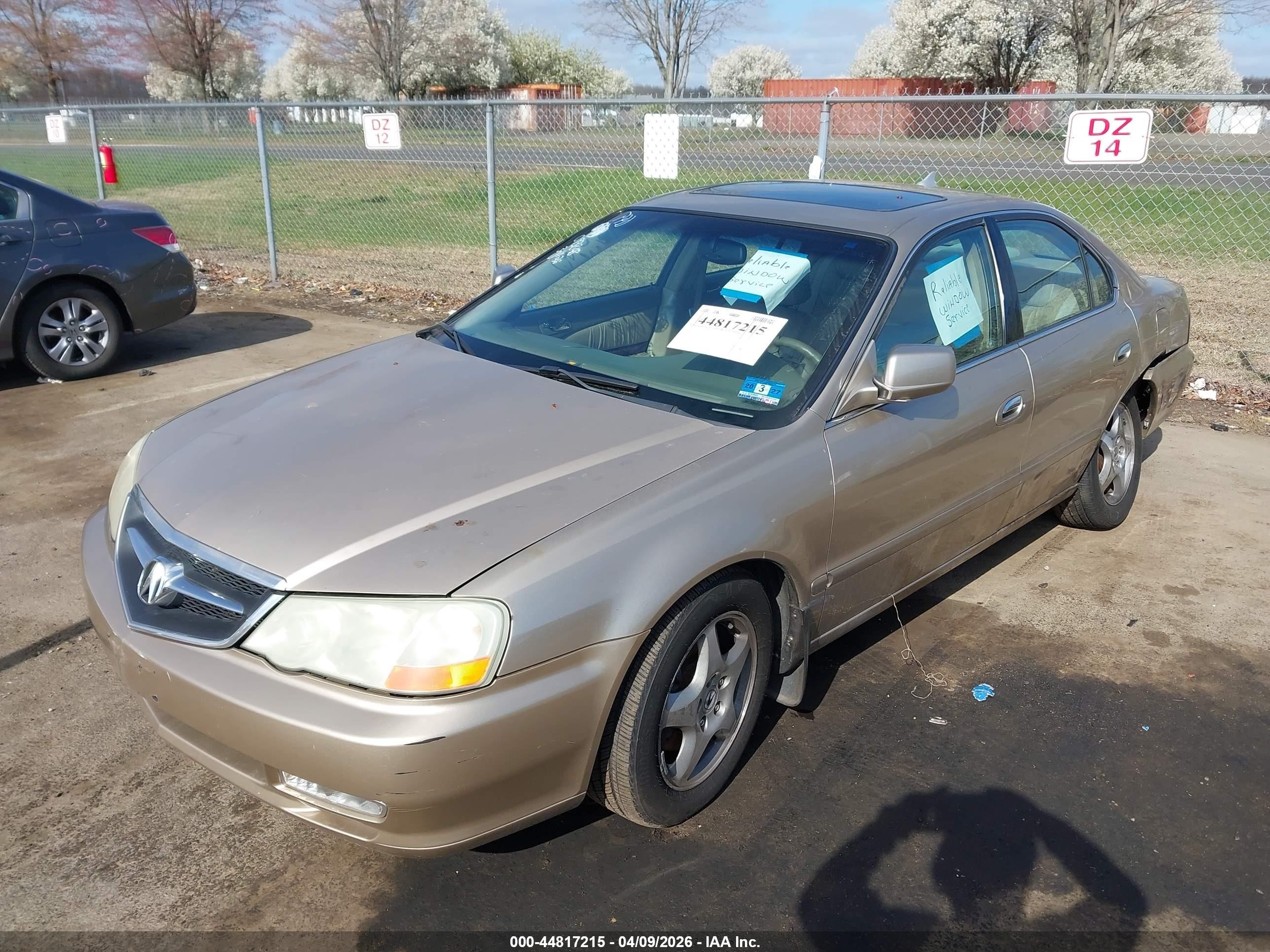 2003 Acura Tl 3.2 Beige vin: 19UUA56673A093848