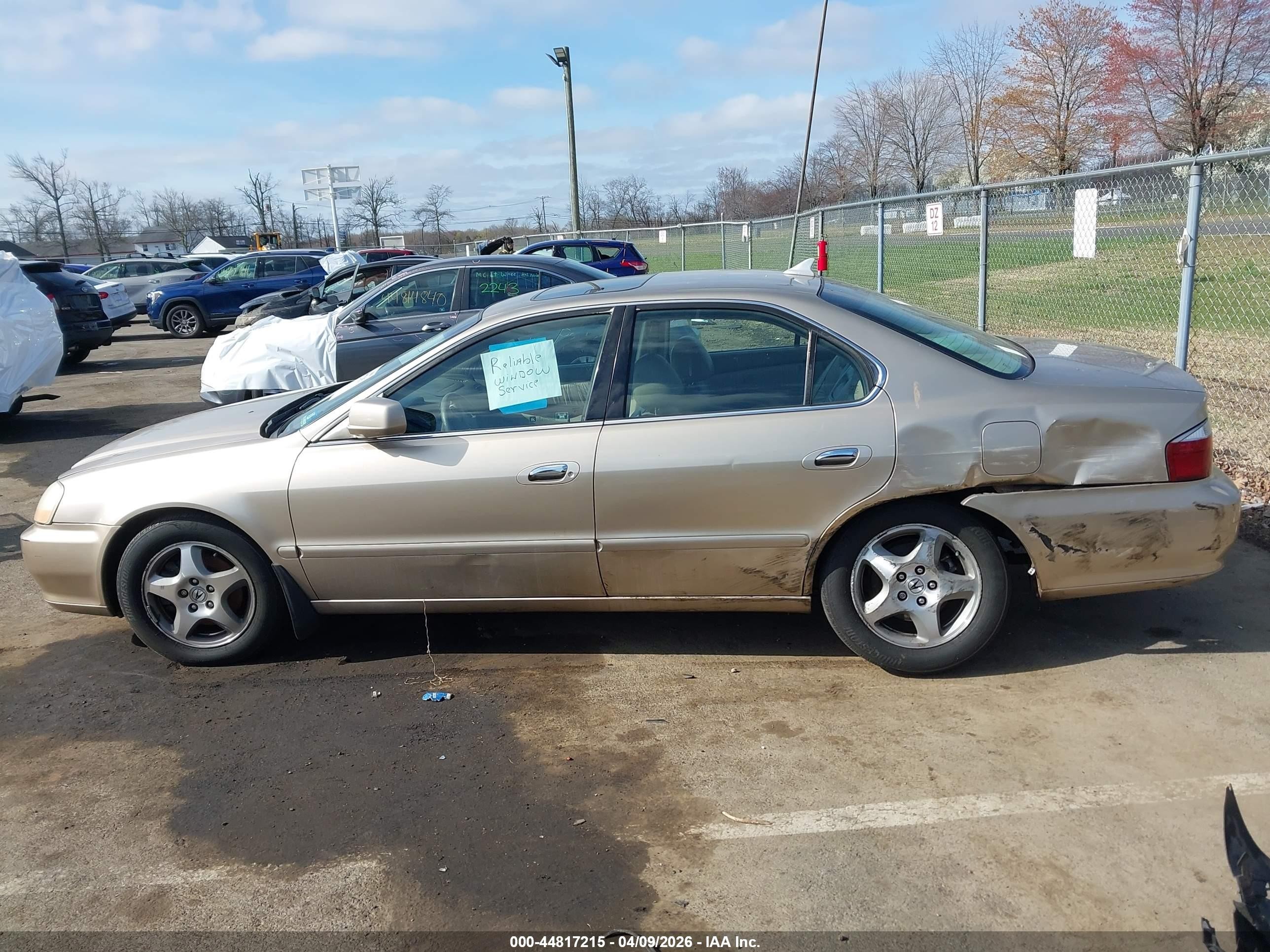 2003 Acura Tl 3.2 Beige vin: 19UUA56673A093848