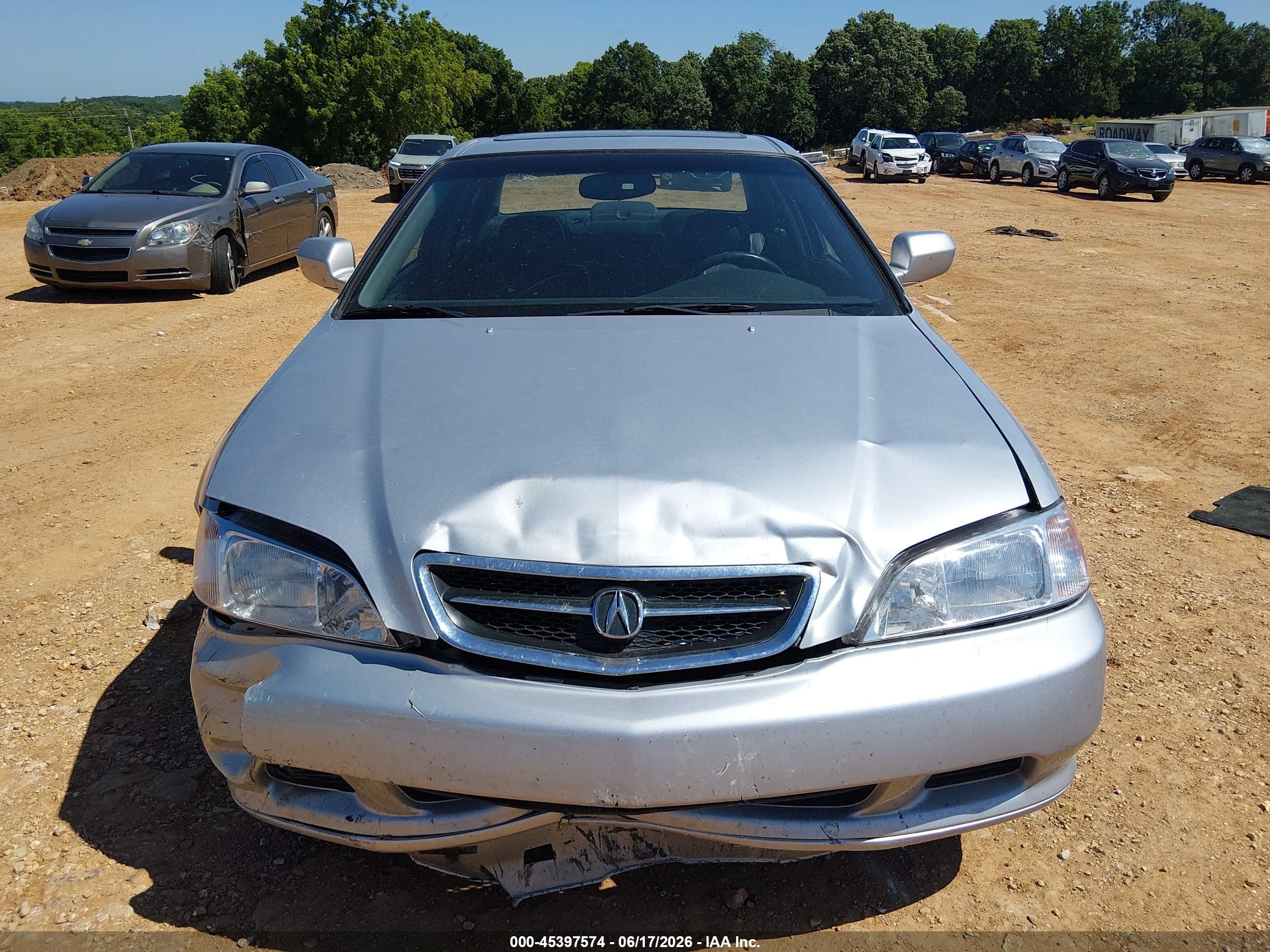 2001 Acura Tl 3.2 Silver vin: 19UUA56681A000252