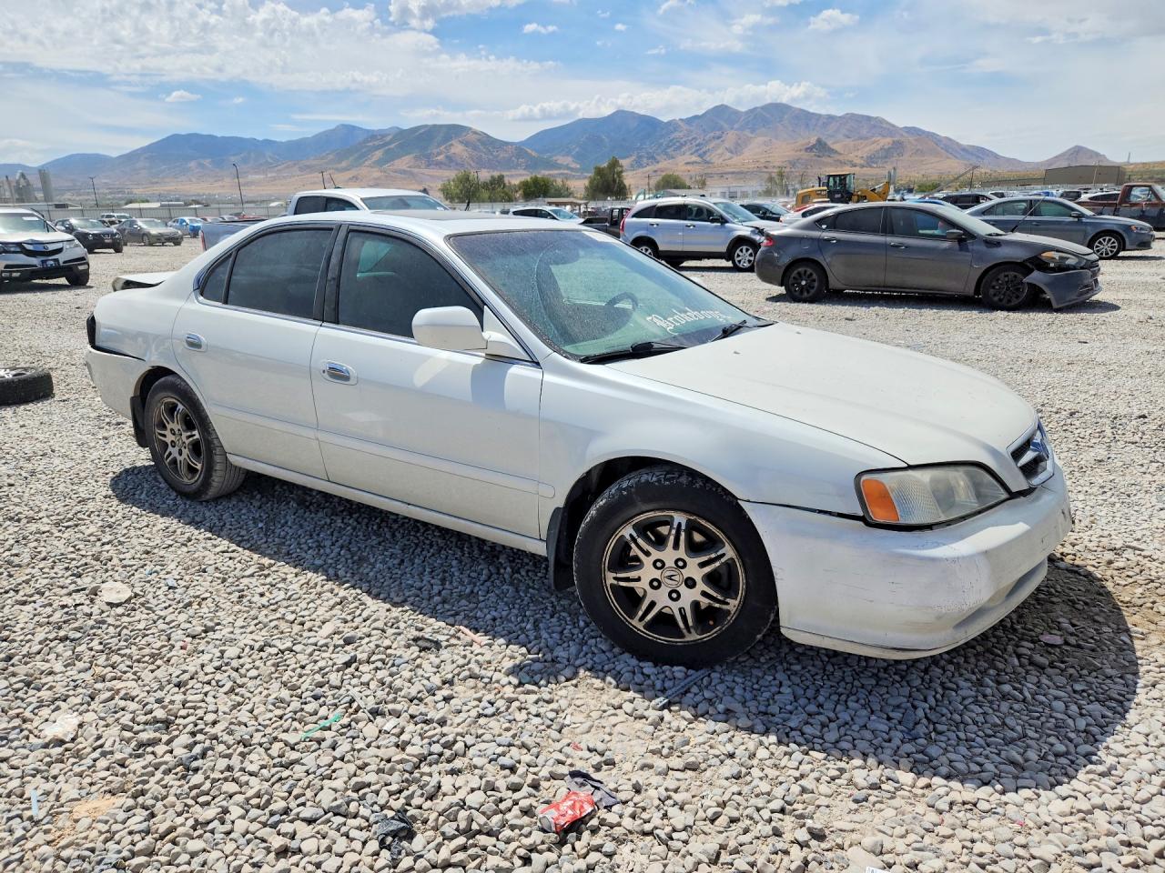 2001 Acura 3.2tl White vin: 19UUA56681A019691