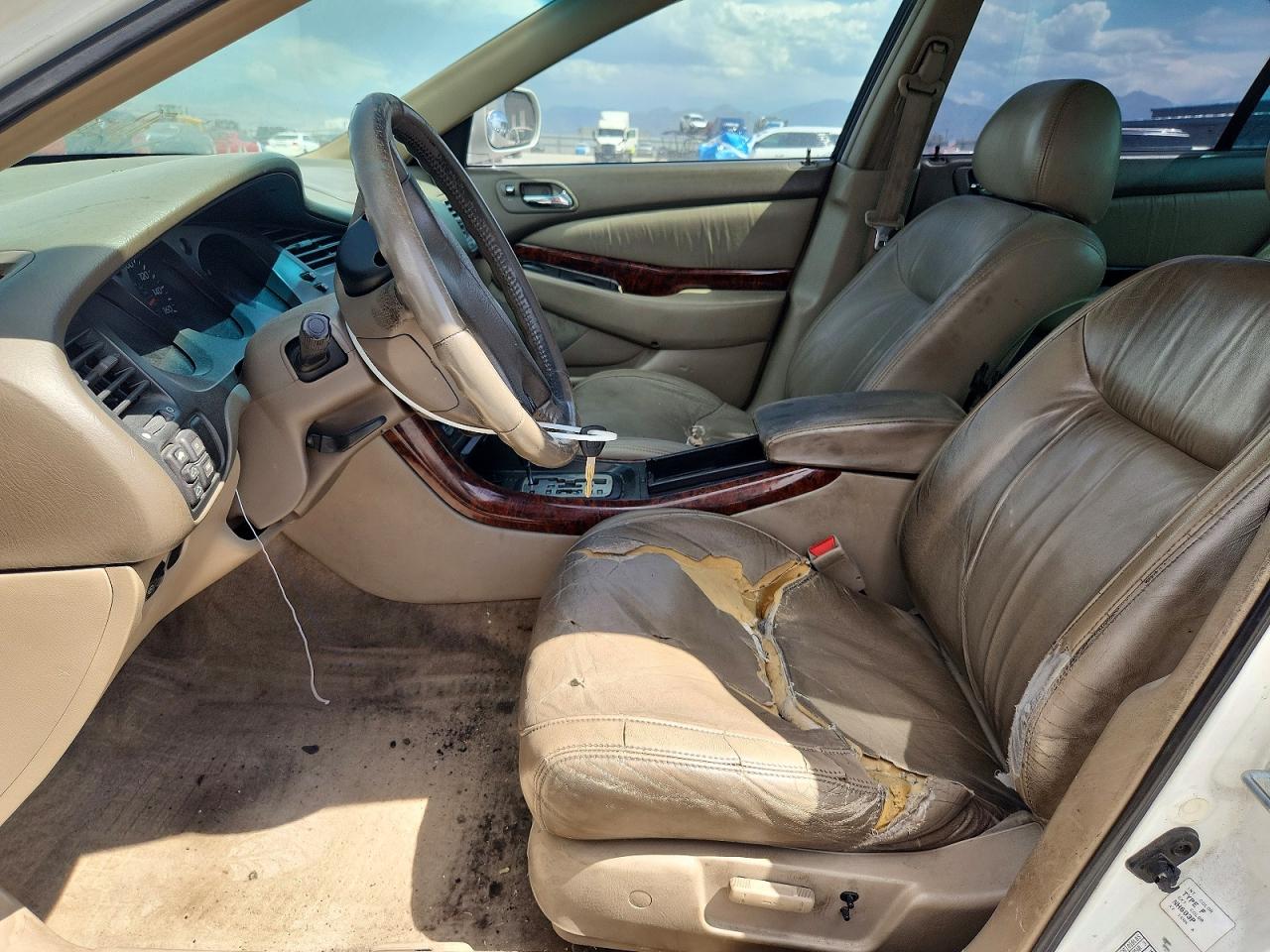 2001 Acura 3.2tl White vin: 19UUA56681A019691