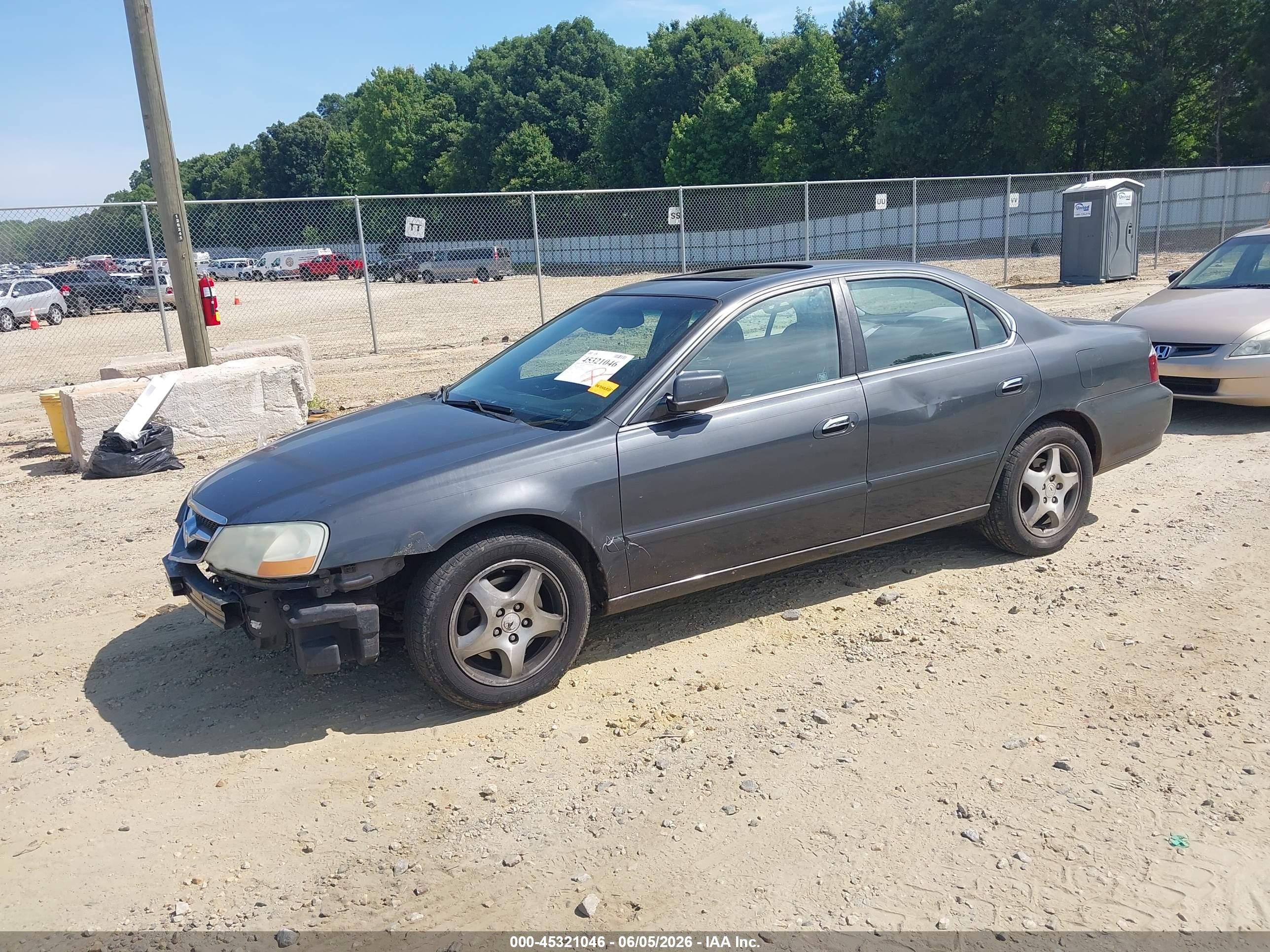 2003 Acura Tl 3.2 Gray vin: 19UUA56683A013523