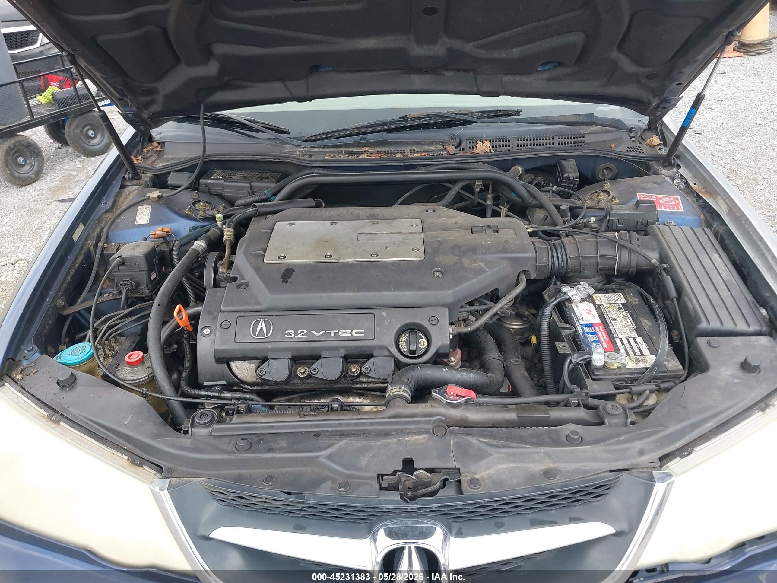 2003 Acura Tl 3.2 Blue vin: 19UUA56683A040124
