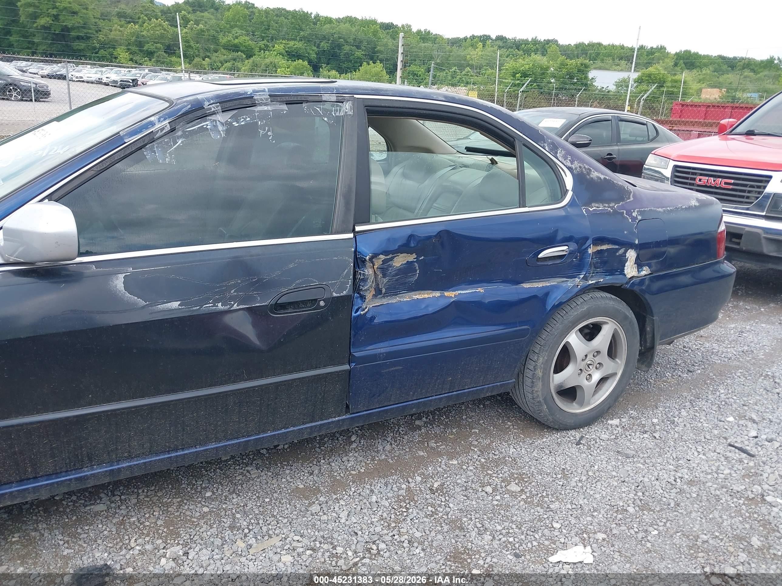 2003 Acura Tl 3.2 Blue vin: 19UUA56683A040124