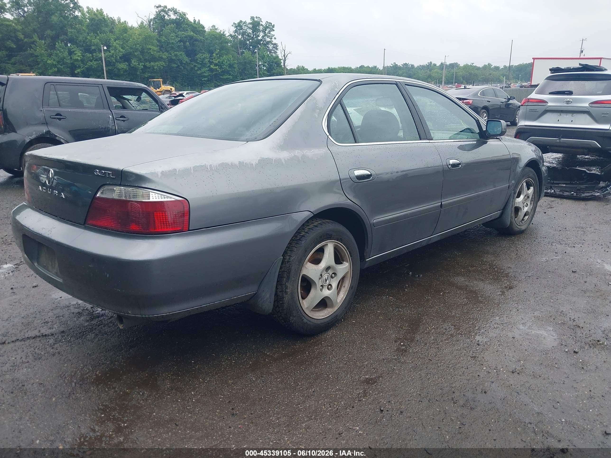2003 Acura Tl 3.2 Gray vin: 19UUA56683A090909