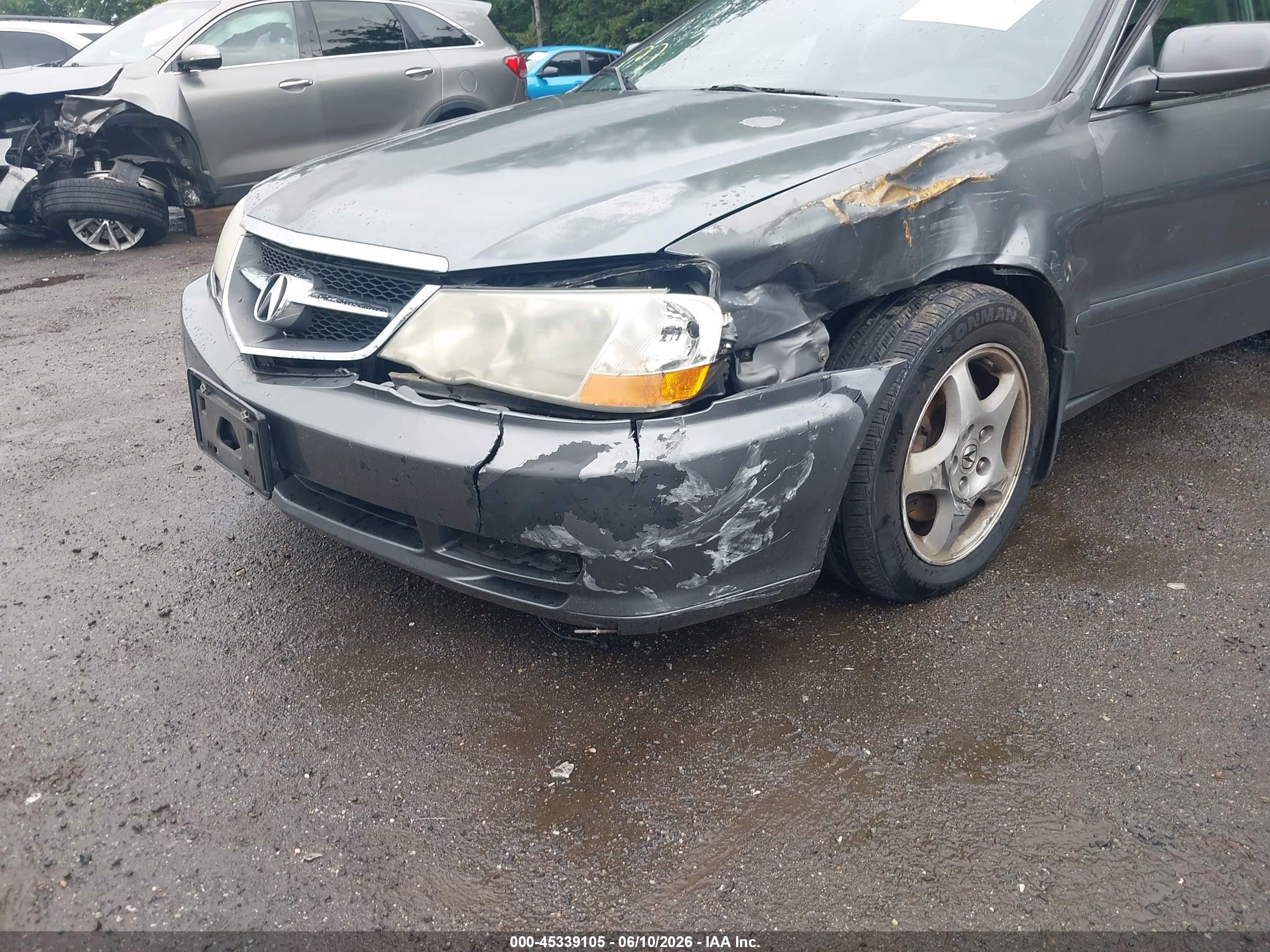 2003 Acura Tl 3.2 Gray vin: 19UUA56683A090909