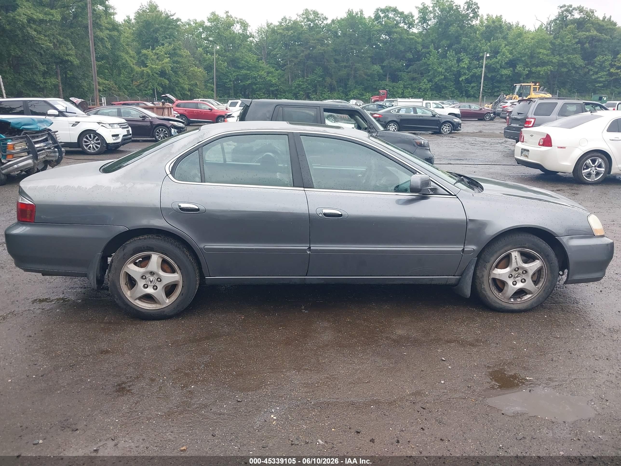2003 Acura Tl 3.2 Gray vin: 19UUA56683A090909