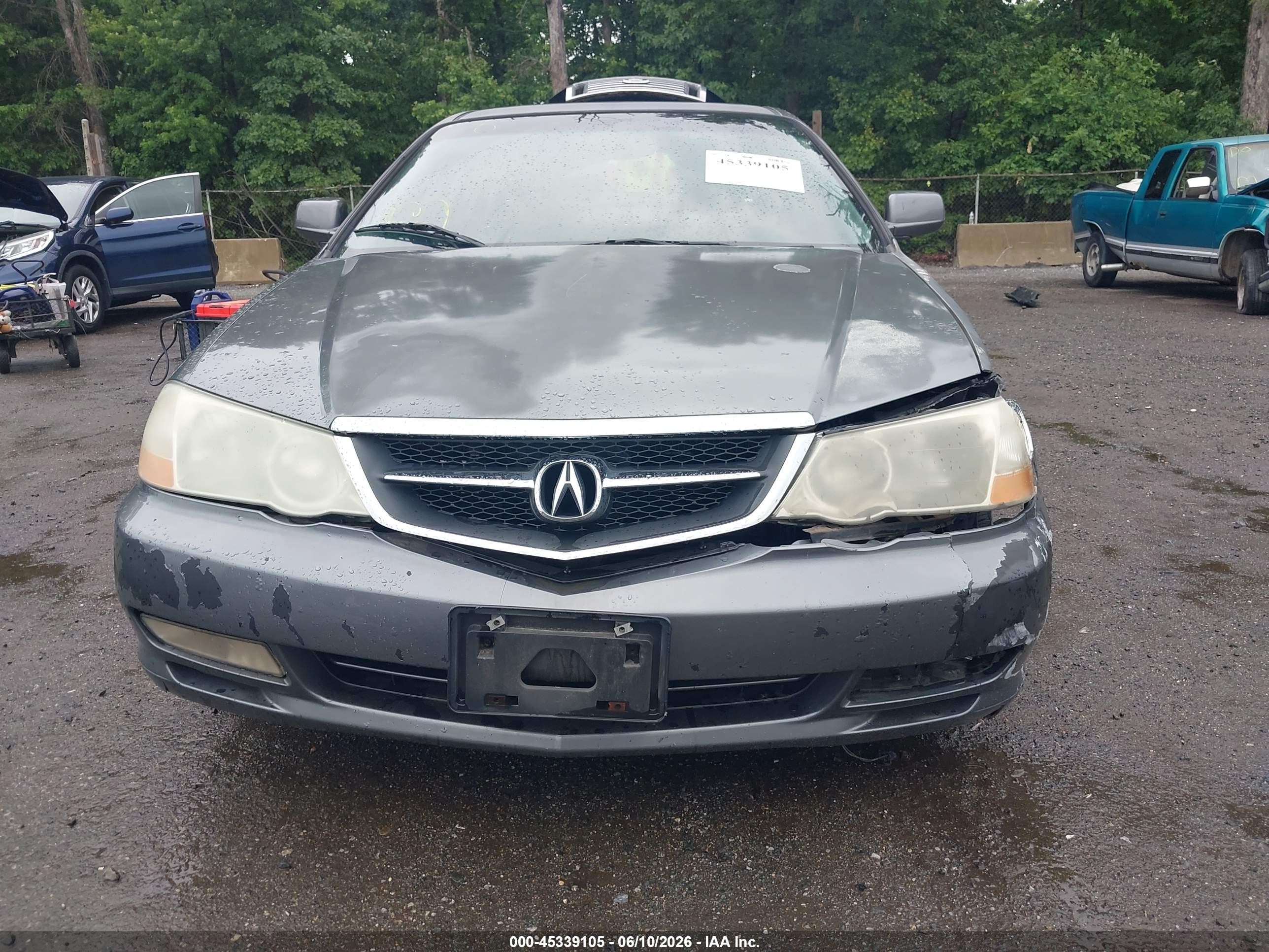 2003 Acura Tl 3.2 Gray vin: 19UUA56683A090909