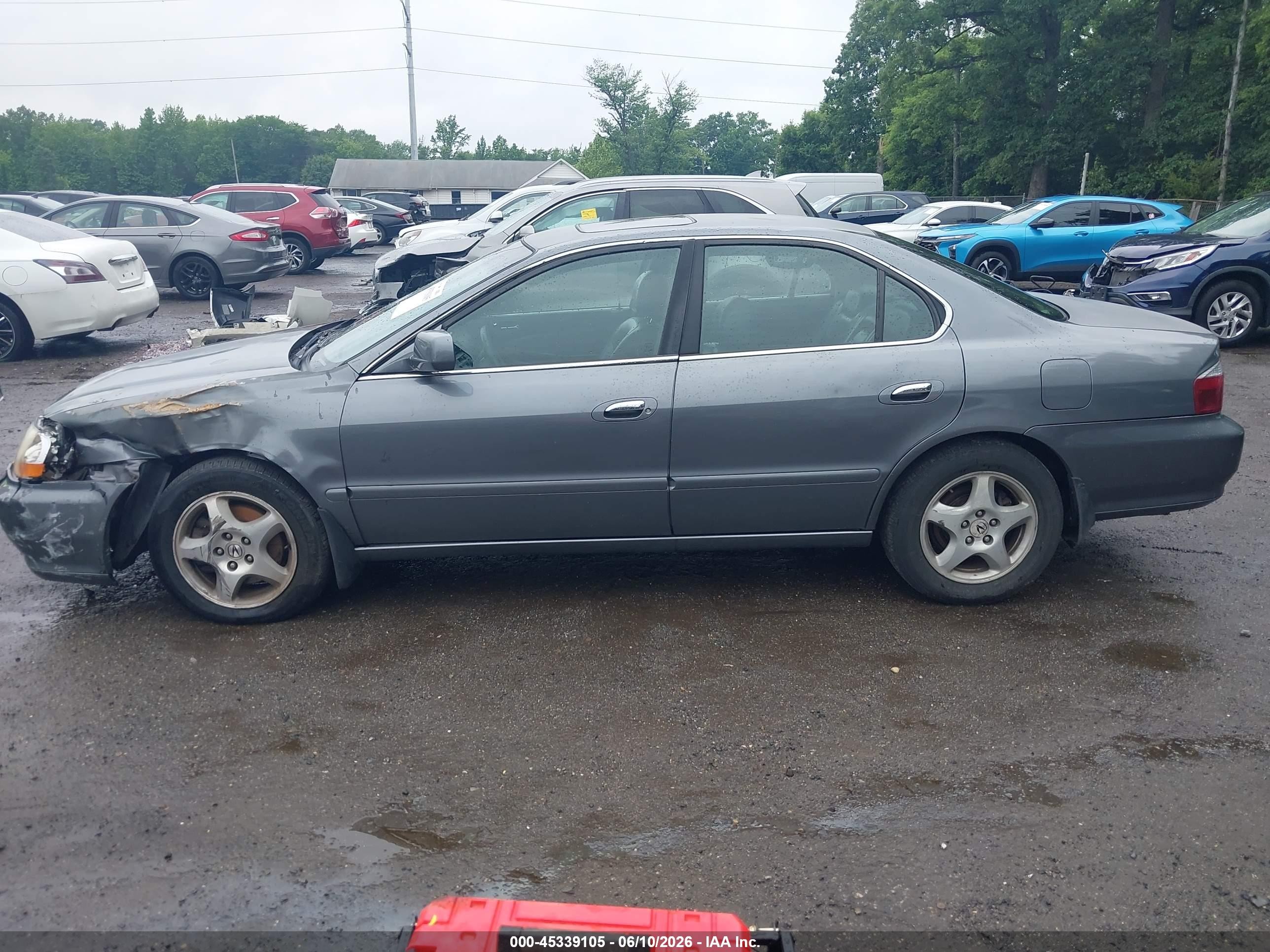 2003 Acura Tl 3.2 Gray vin: 19UUA56683A090909