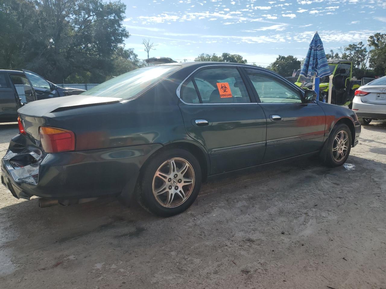 2000 Acura 3.2tl Green vin: 19UUA5668YA056590