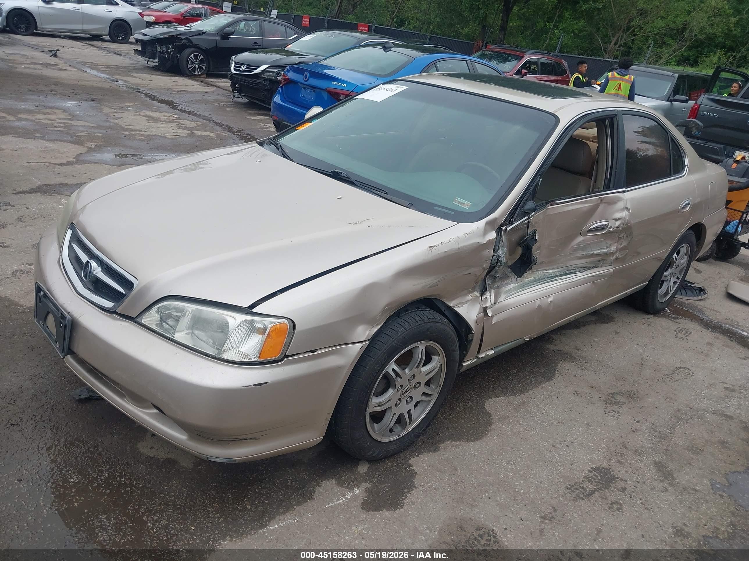2001 Acura Tl 3.2 Beige vin: 19UUA56691A034507