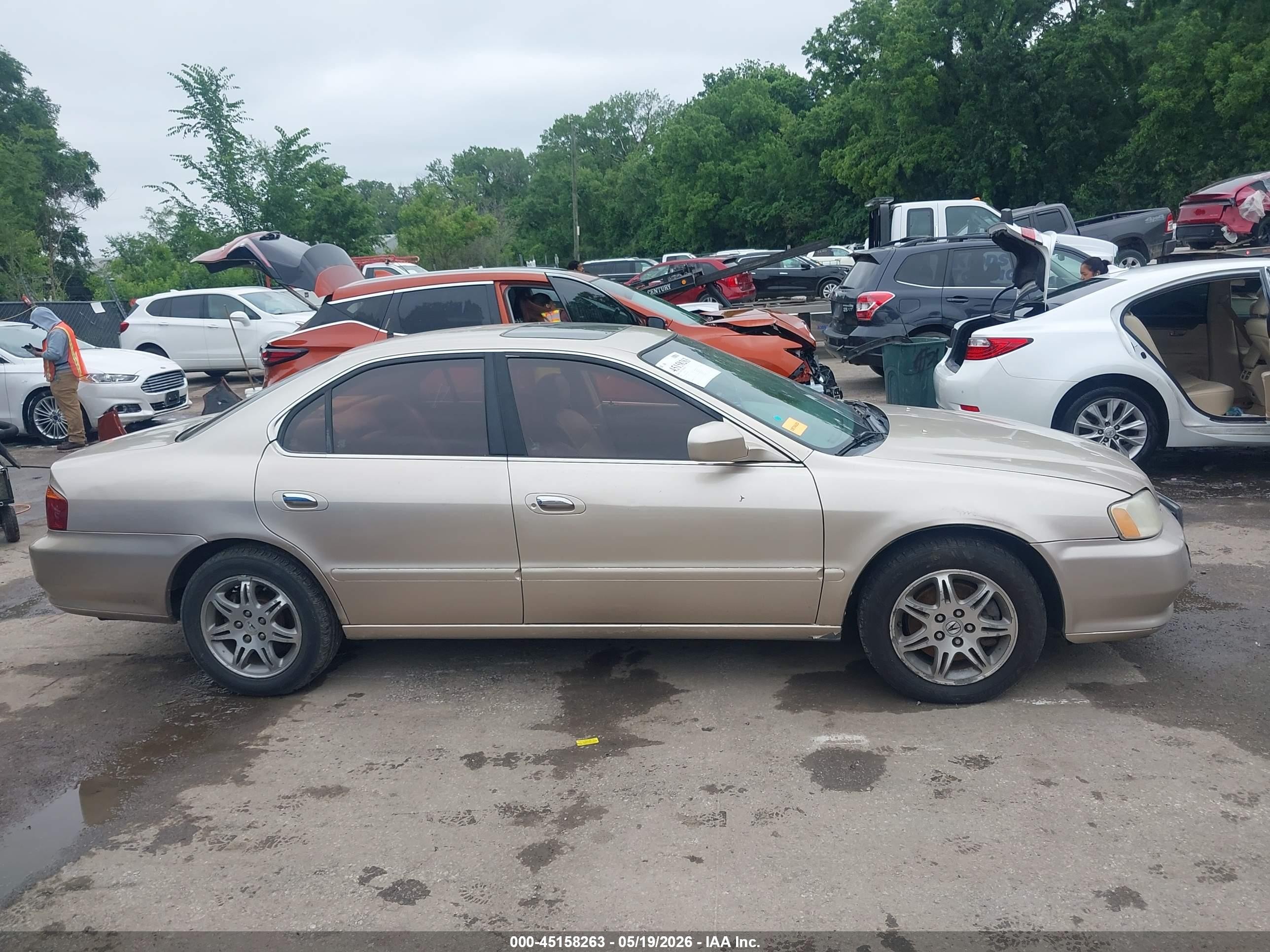2001 Acura Tl 3.2 Beige vin: 19UUA56691A034507