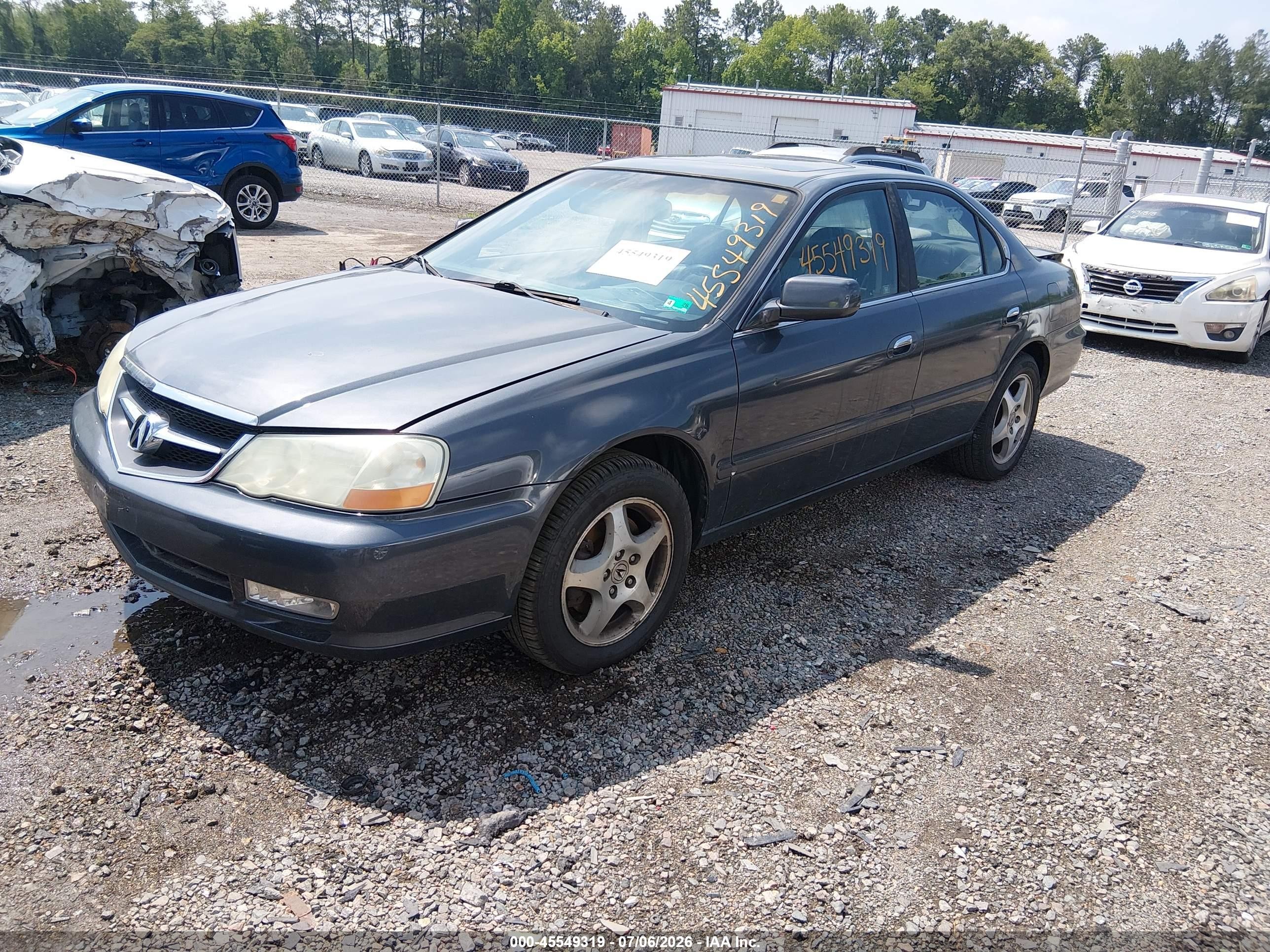 2003 Acura Tl 3.2 Gray vin: 19UUA56693A025759