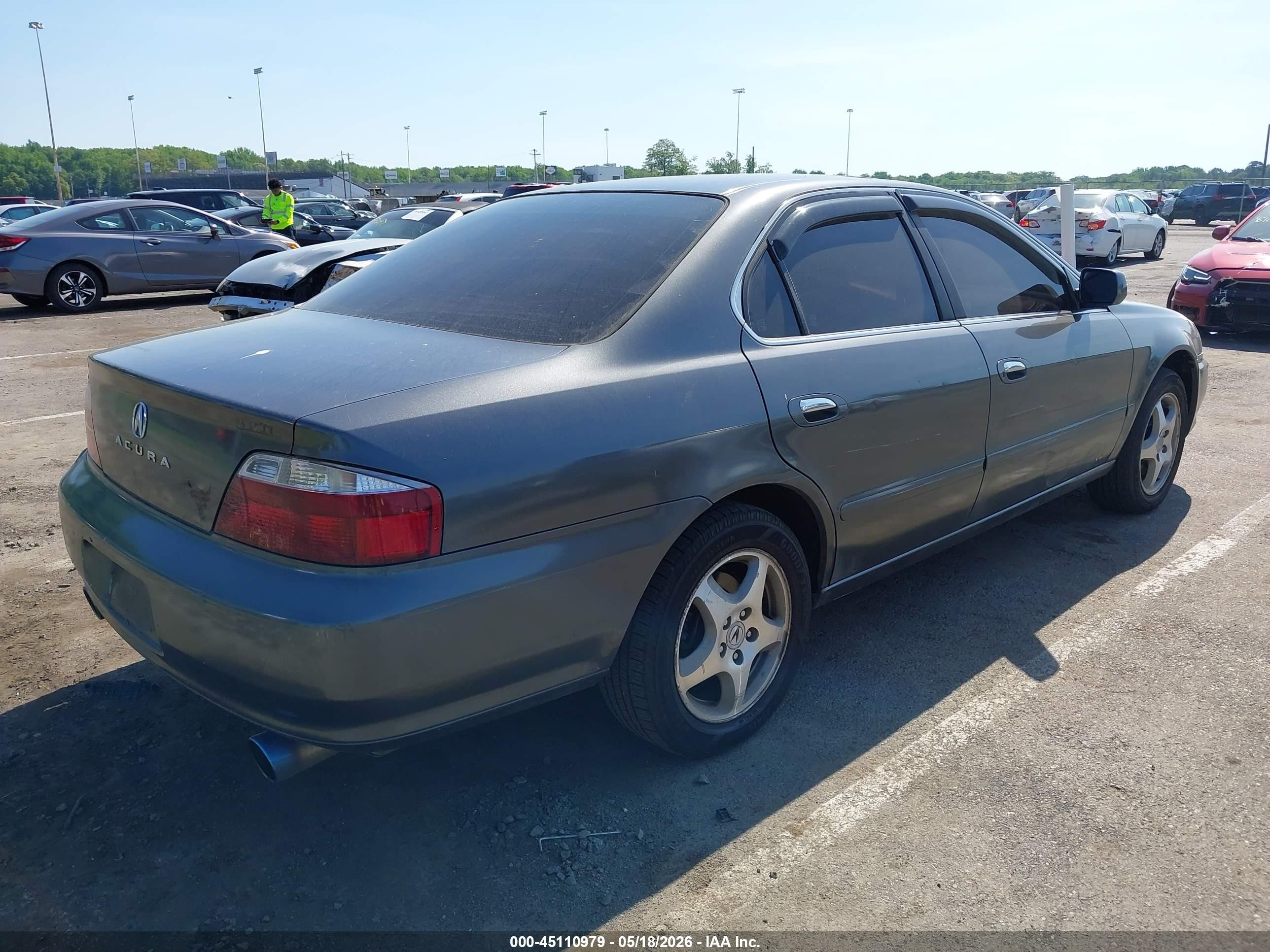 2003 Acura Tl 3.2 Blue vin: 19UUA56693A035384