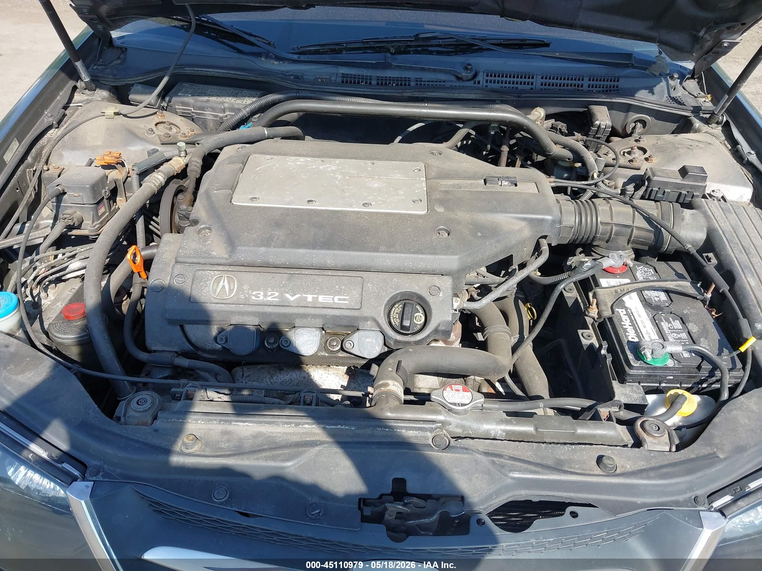 2003 Acura Tl 3.2 Blue vin: 19UUA56693A035384
