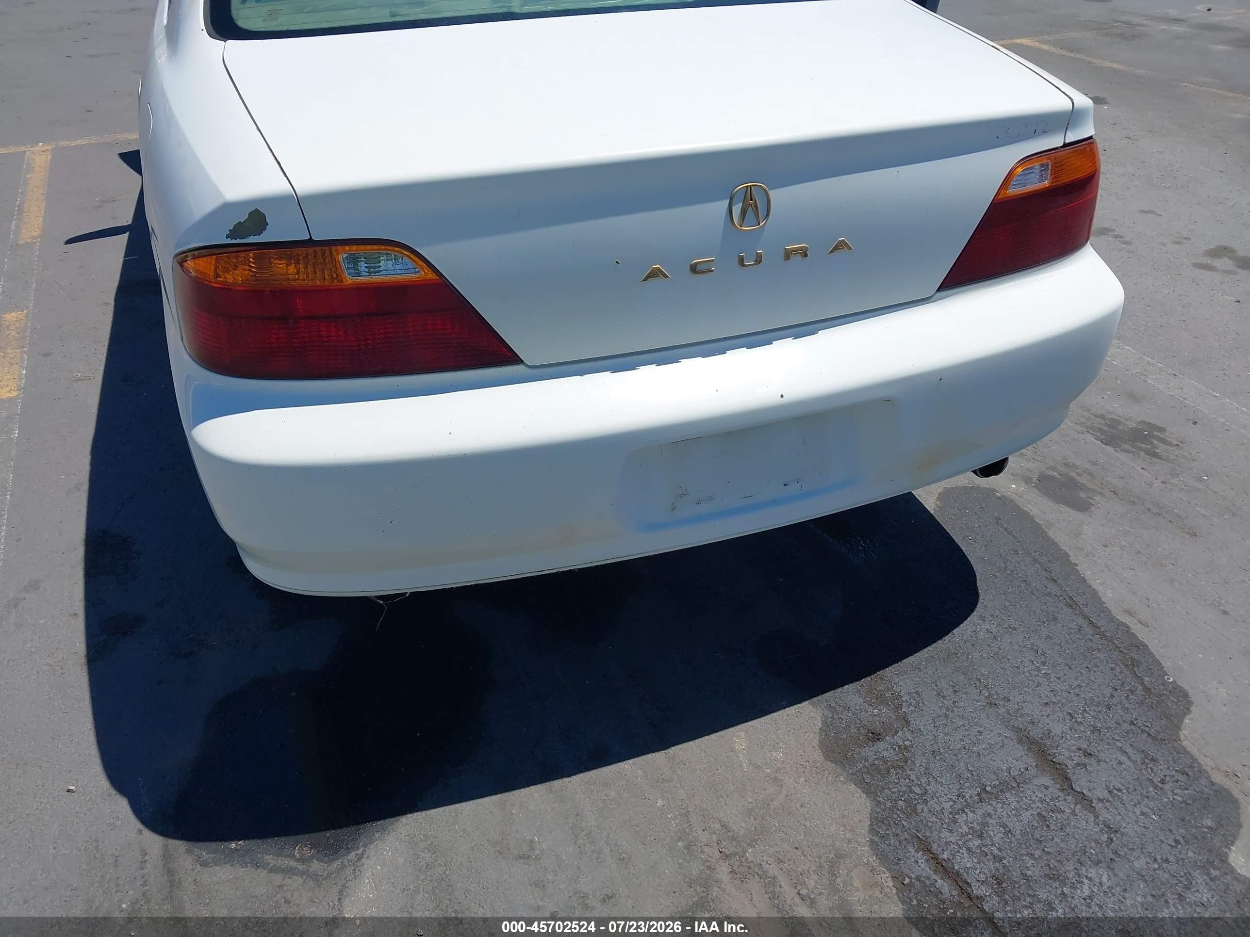2000 Acura Tl 3.2 White vin: 19UUA5669YA008841