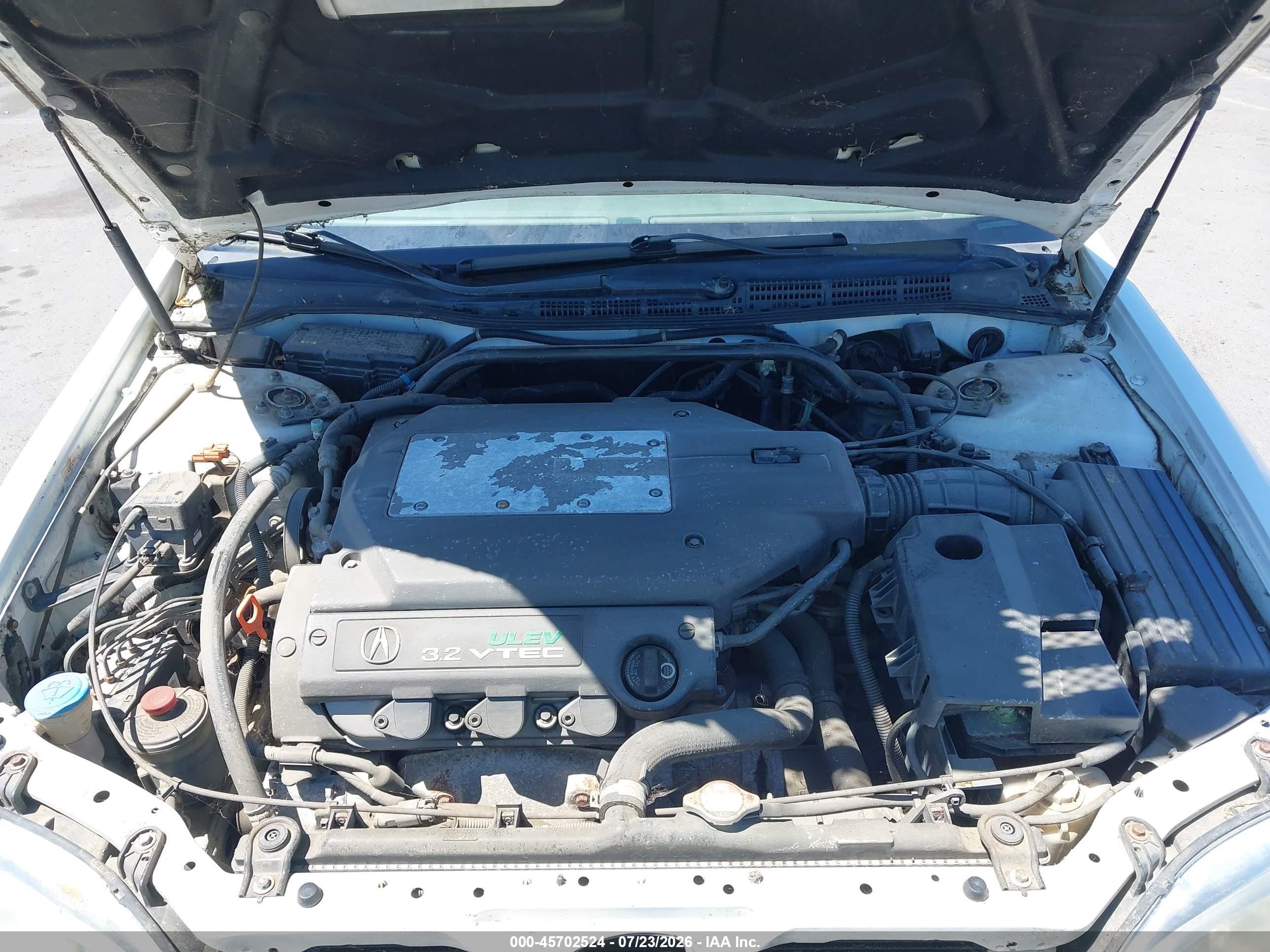 2000 Acura Tl 3.2 White vin: 19UUA5669YA008841