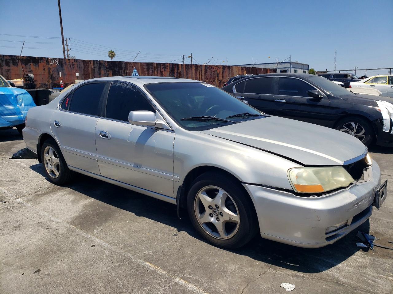 2002 Acura 3.2tl Gray vin: 19UUA566X2A041872