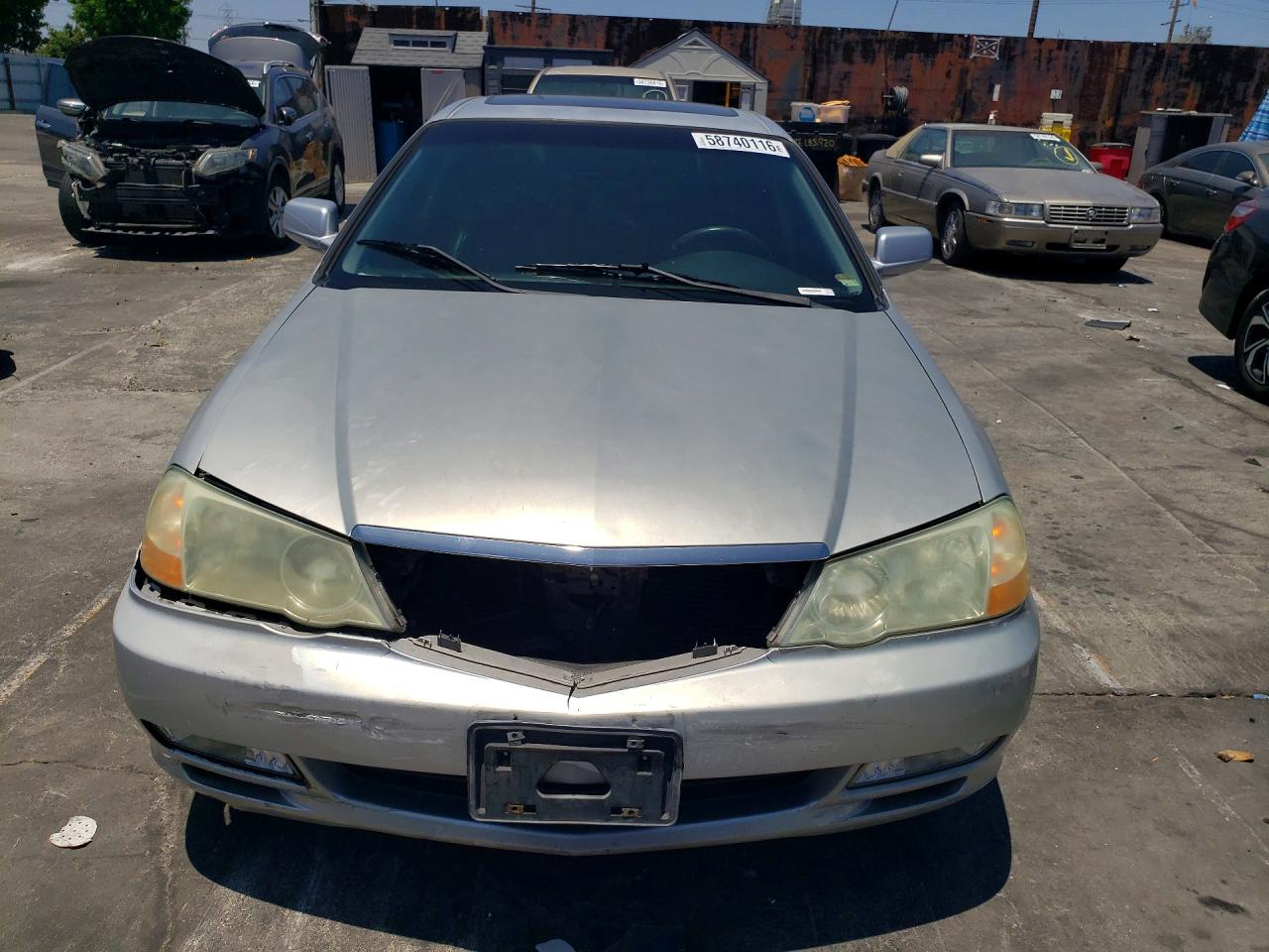 2002 Acura 3.2tl Gray vin: 19UUA566X2A041872