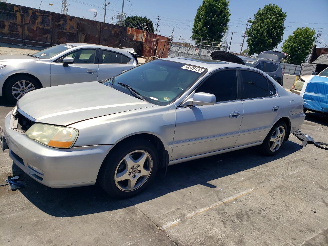 2002 Acura 3.2tl Gray vin: 19UUA566X2A041872