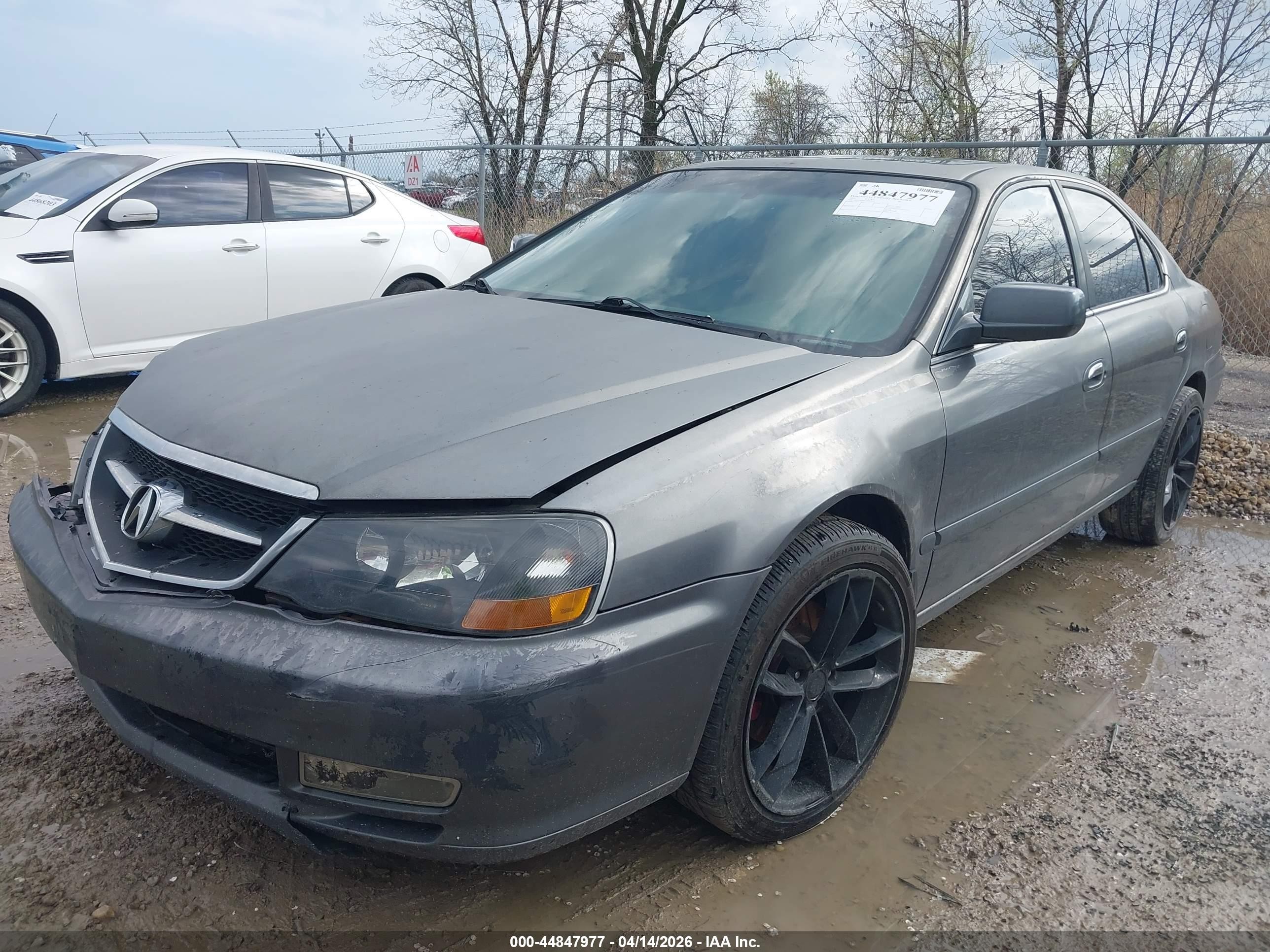 2003 Acura Tl 3.2 Gray vin: 19UUA566X3A072010