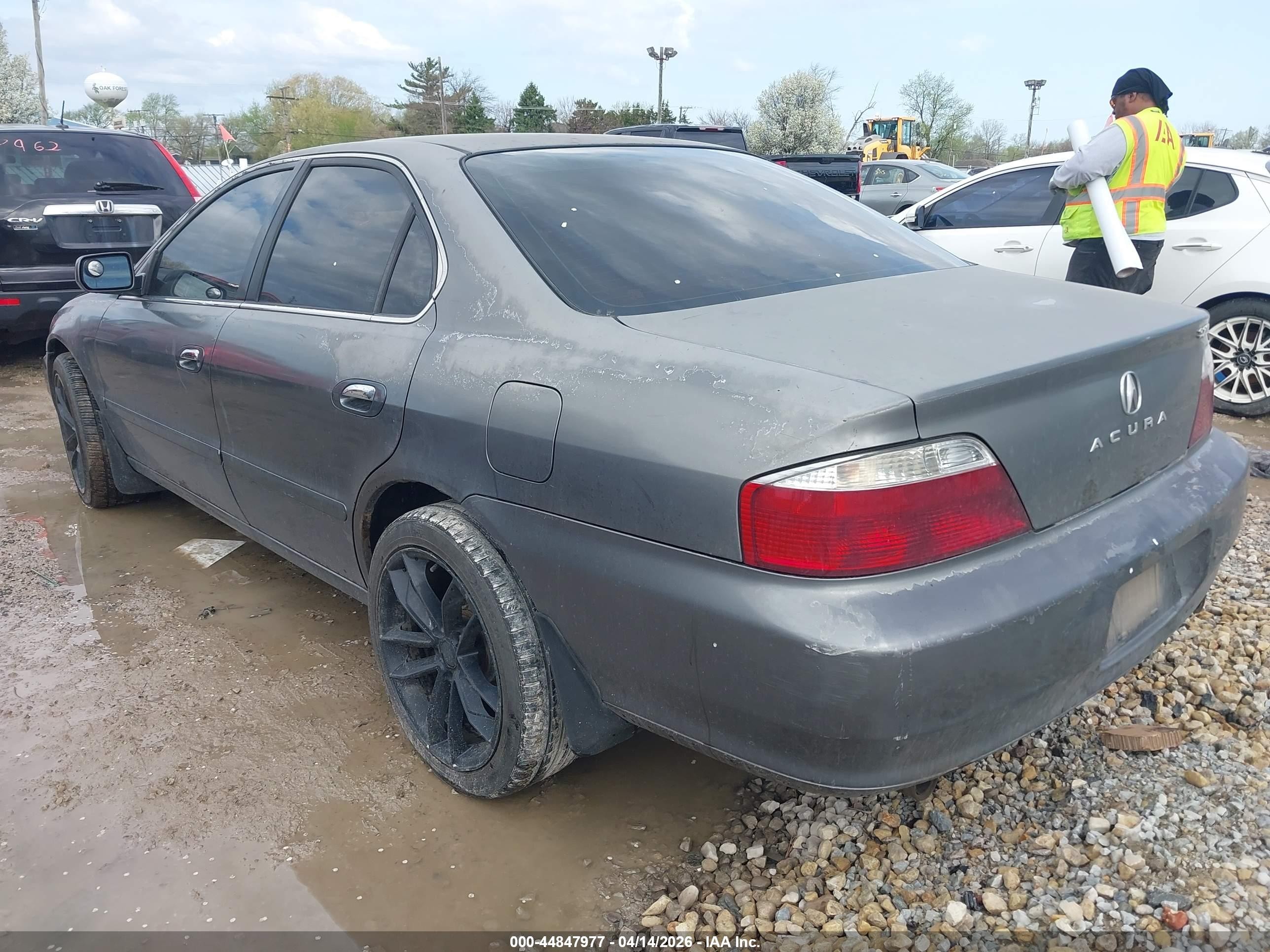 2003 Acura Tl 3.2 Gray vin: 19UUA566X3A072010