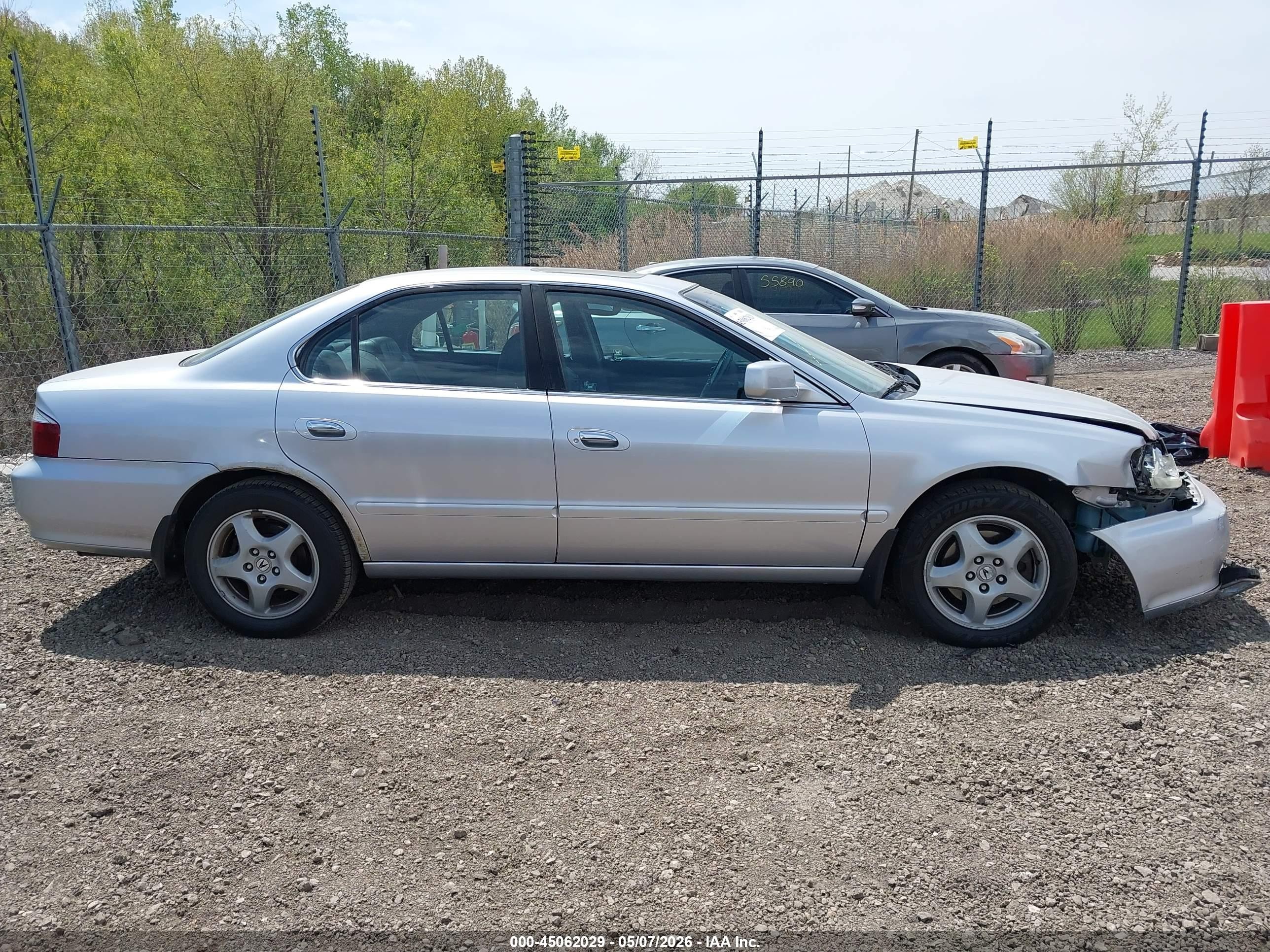 2003 Acura Tl 3.2 Серебряный vin: 19UUA566X3A077076