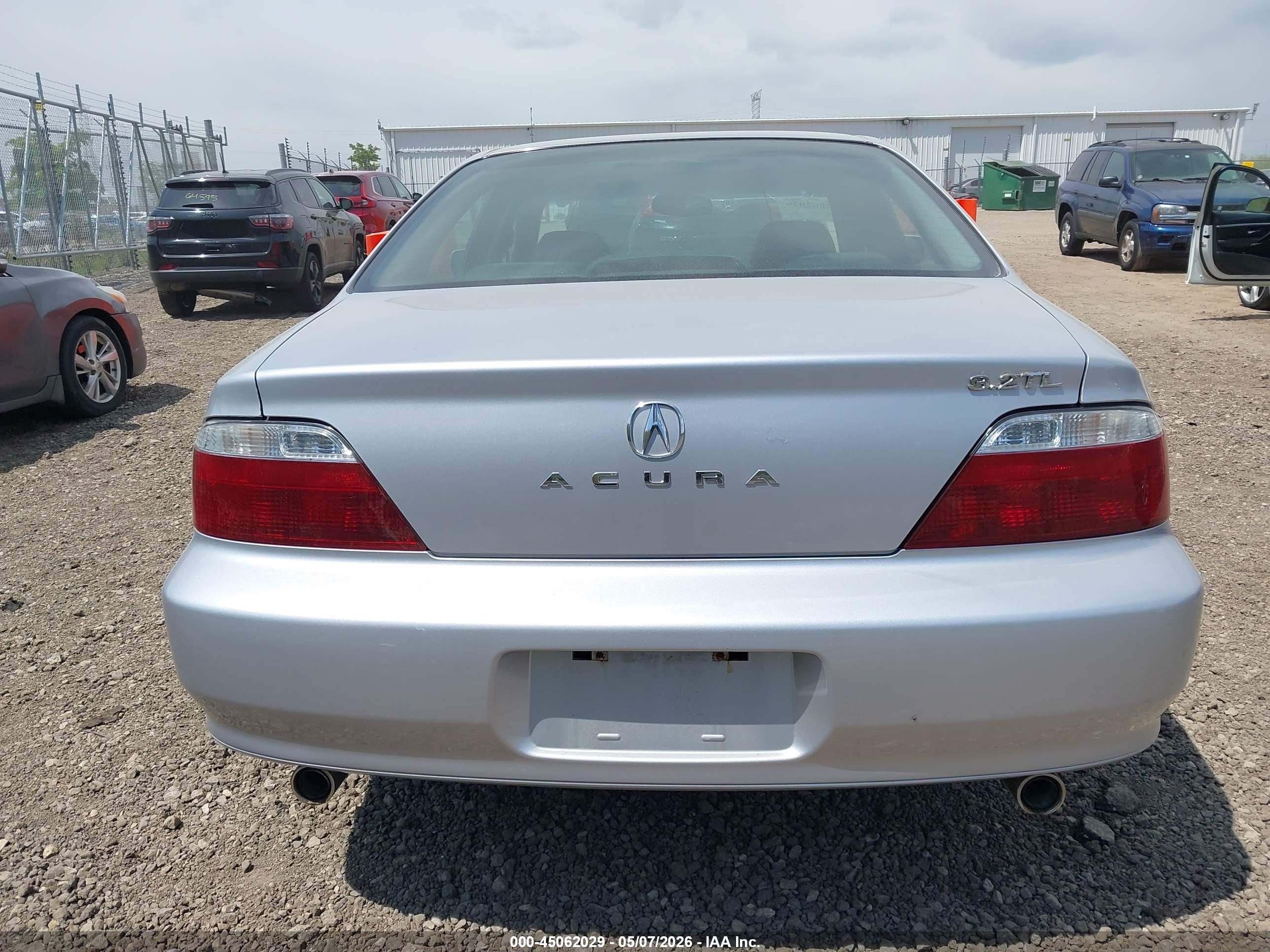 2003 Acura Tl 3.2 Серебряный vin: 19UUA566X3A077076