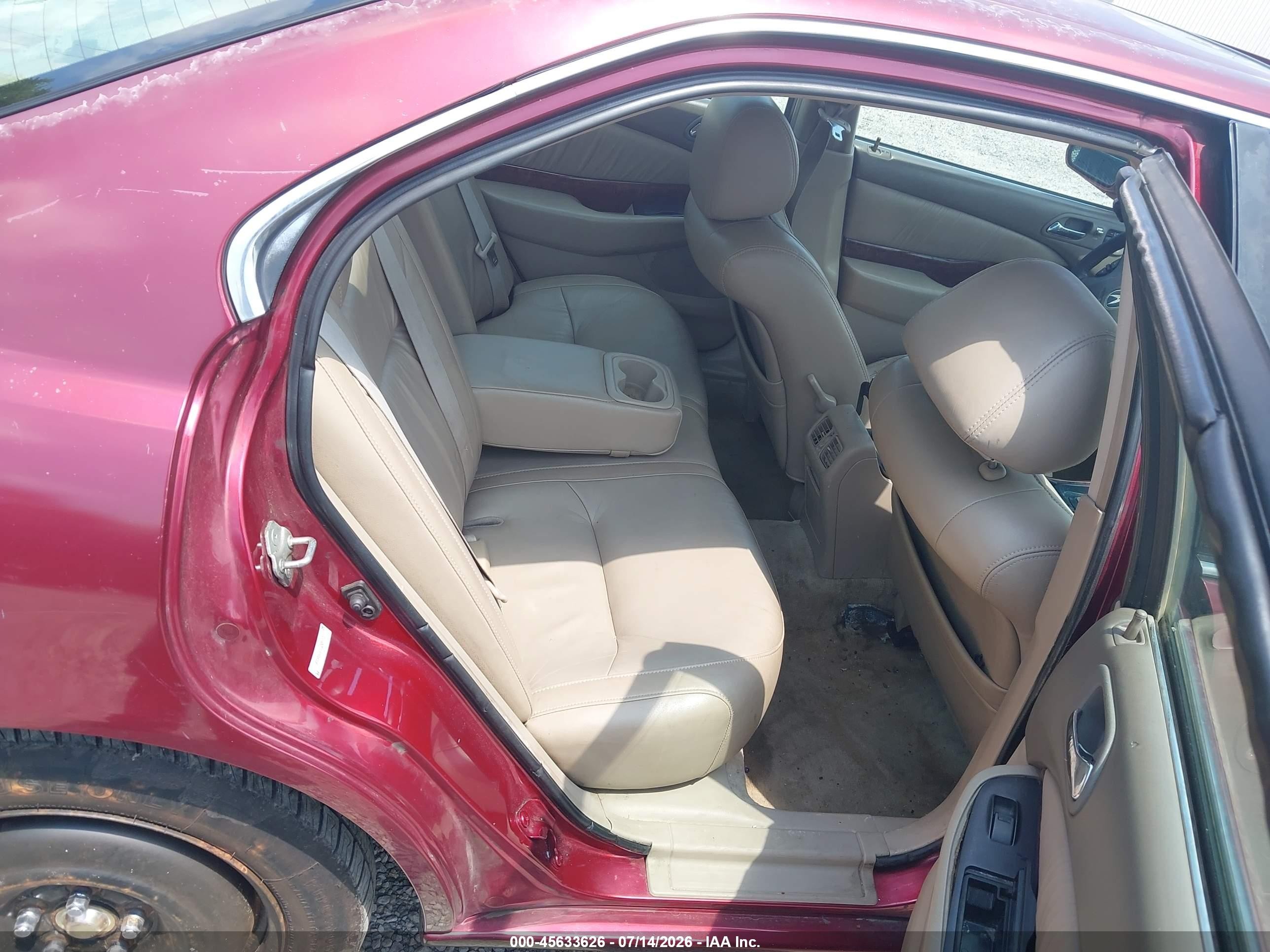 2003 Acura Tl 3.2 Red vin: 19UUA566X3A091186