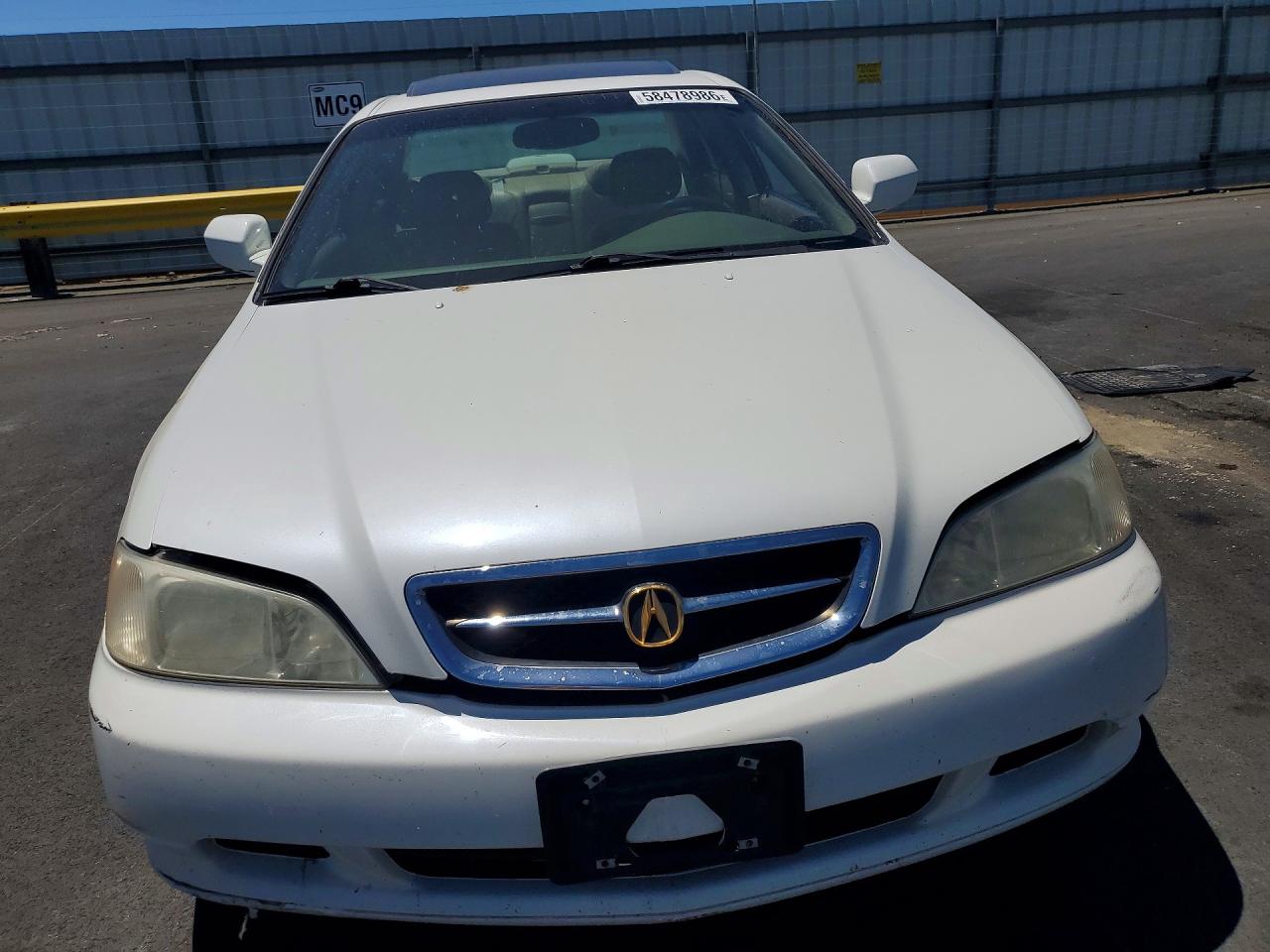 2000 Acura 3.2tl White vin: 19UUA566XYA025146