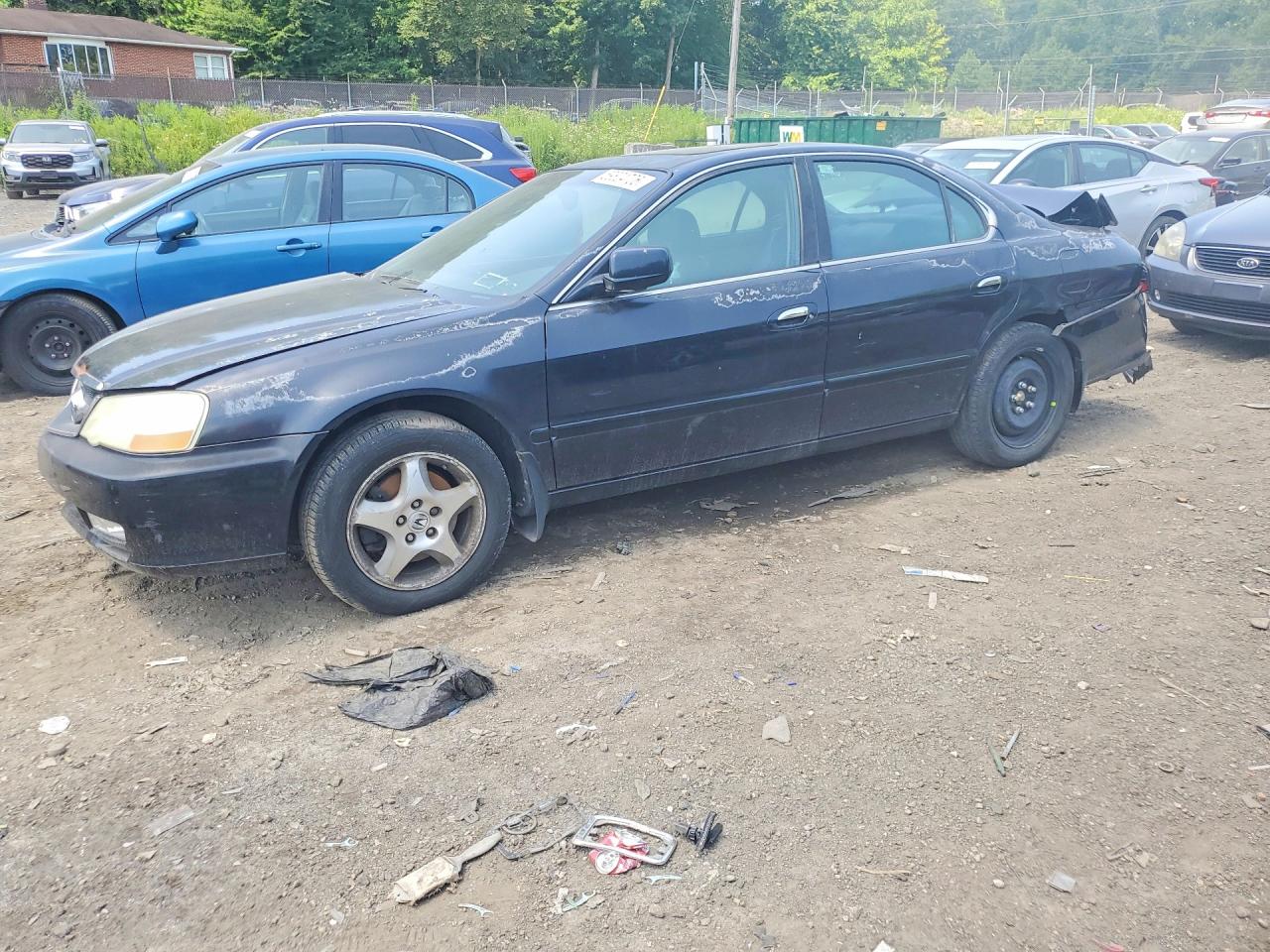 2002 Acura 3.2tl Black vin: 19UUA56722A006946