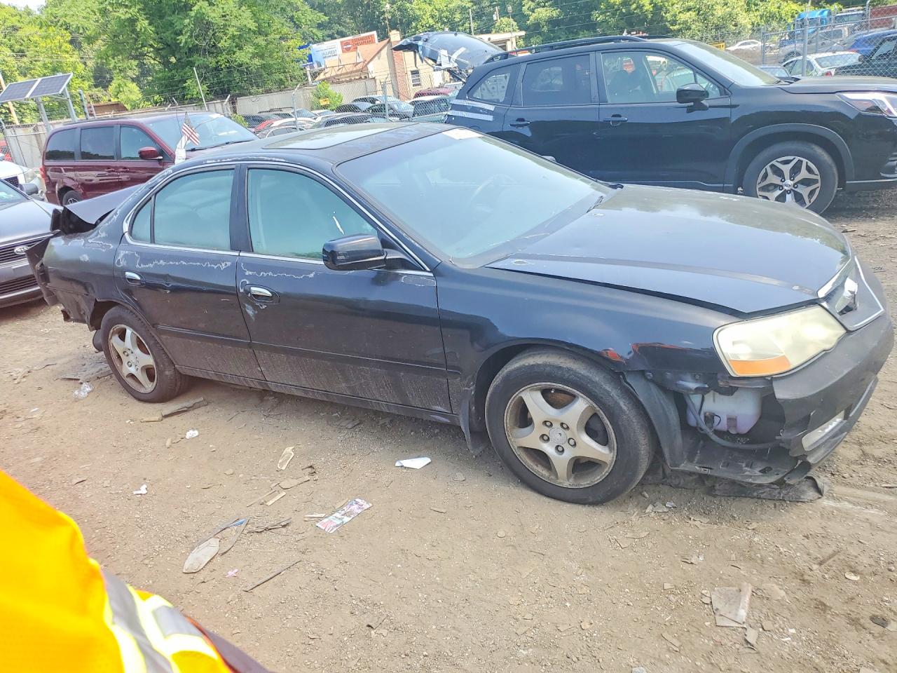 2002 Acura 3.2tl Black vin: 19UUA56722A006946