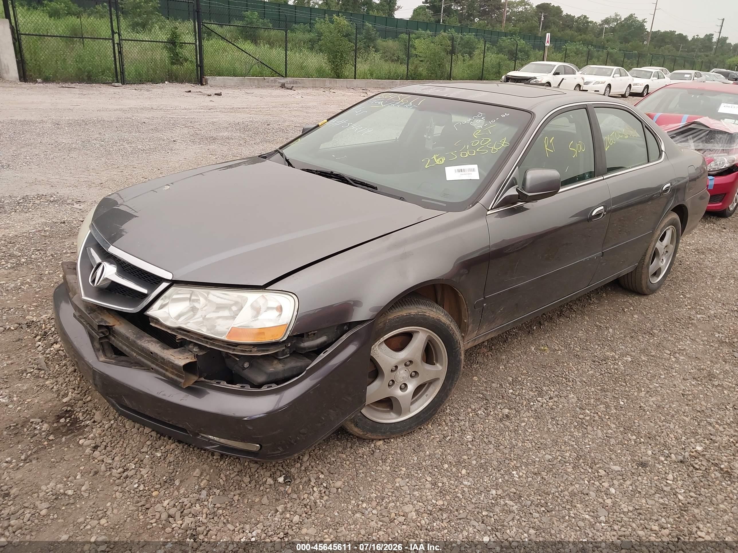 2003 Acura Tl 3.2 Серый vin: 19UUA56793A091706