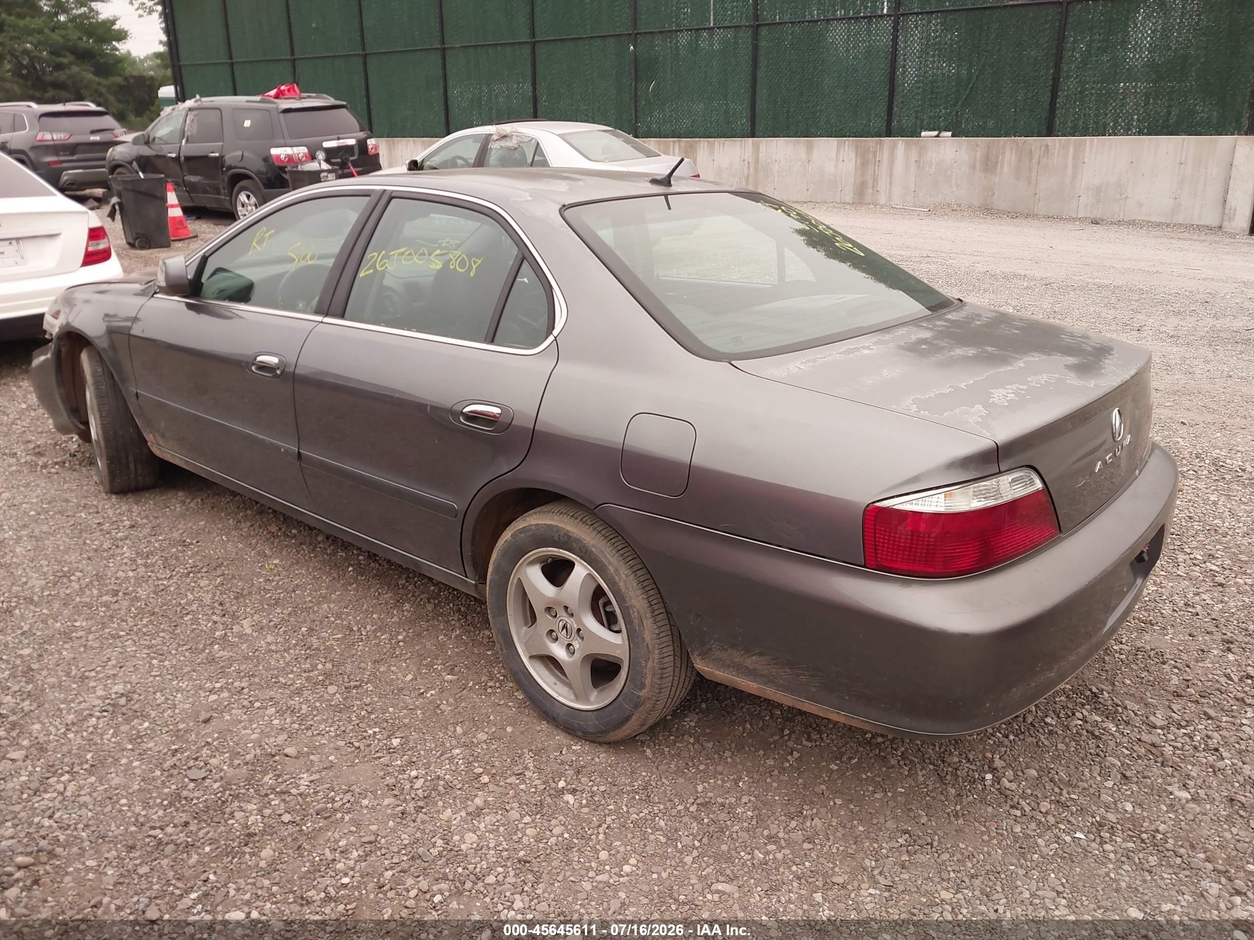 2003 Acura Tl 3.2 Серый vin: 19UUA56793A091706