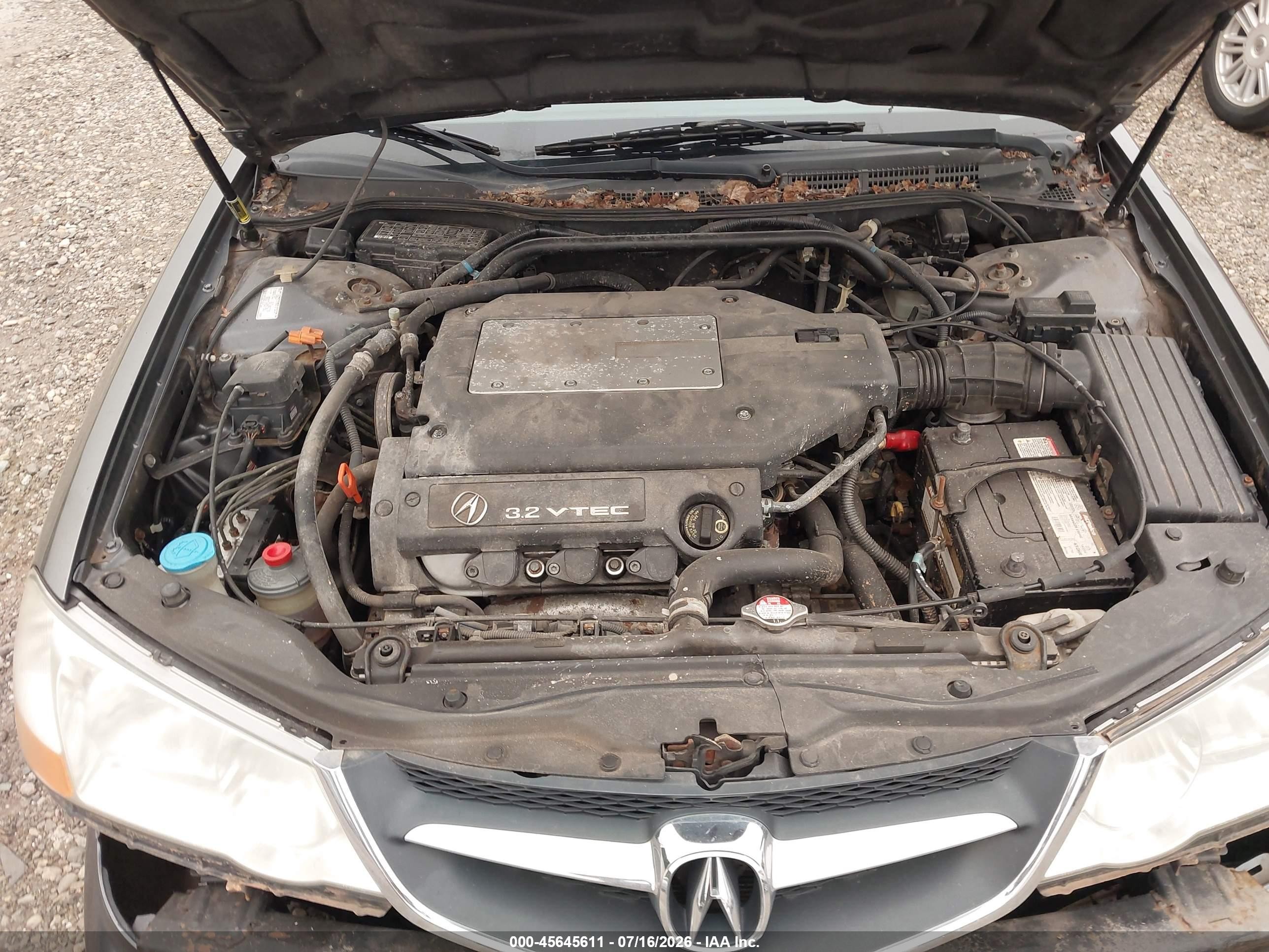 2003 Acura Tl 3.2 Серый vin: 19UUA56793A091706