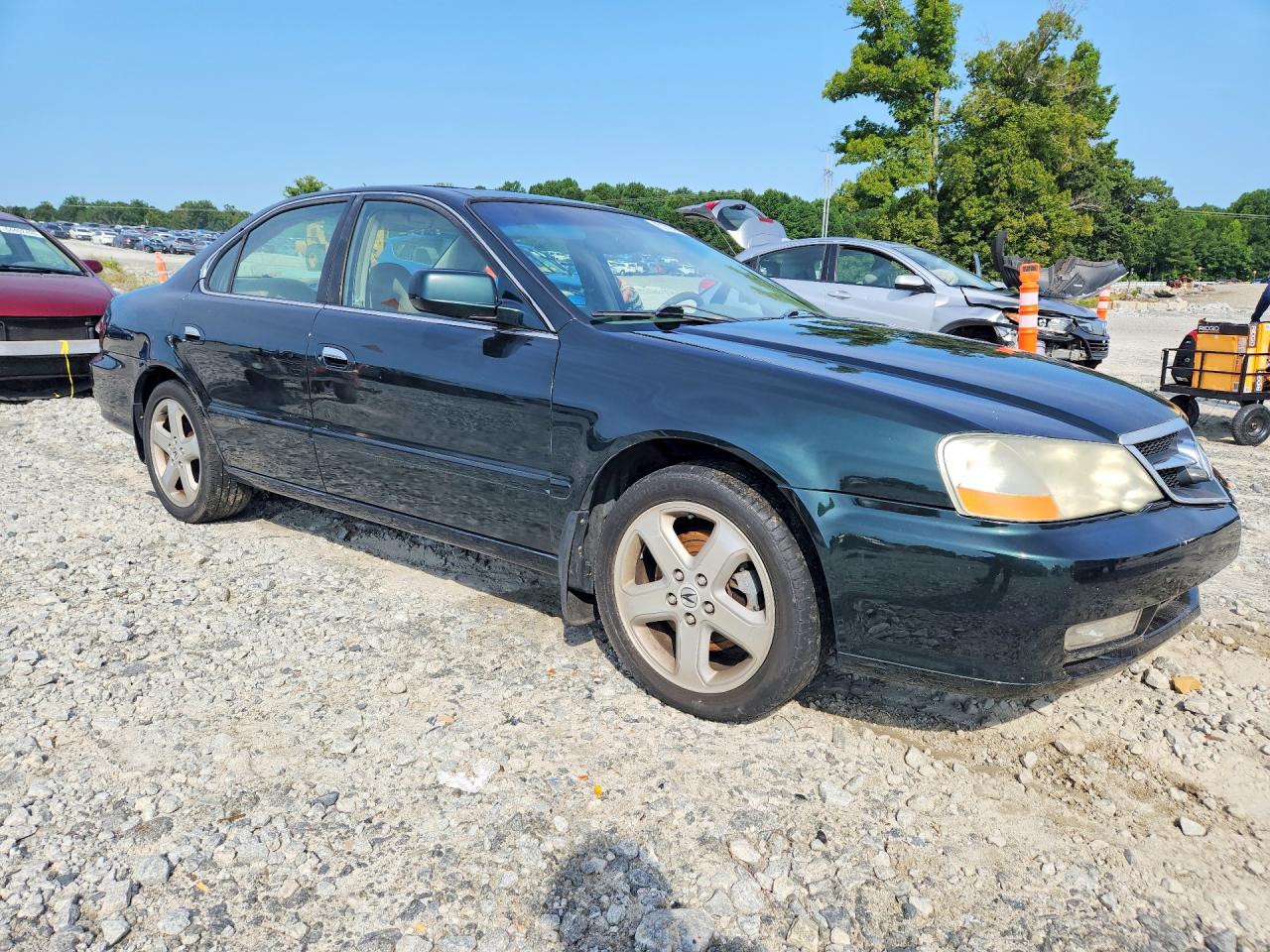 2002 Acura 3.2tl Type-s Green vin: 19UUA56802A022488