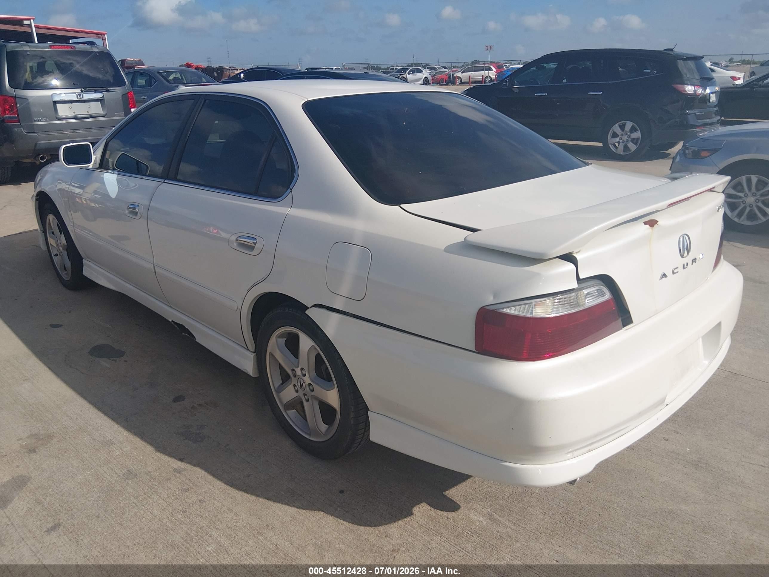 2003 Acura Tl 3.2 Type S White vin: 19UUA56803A015574
