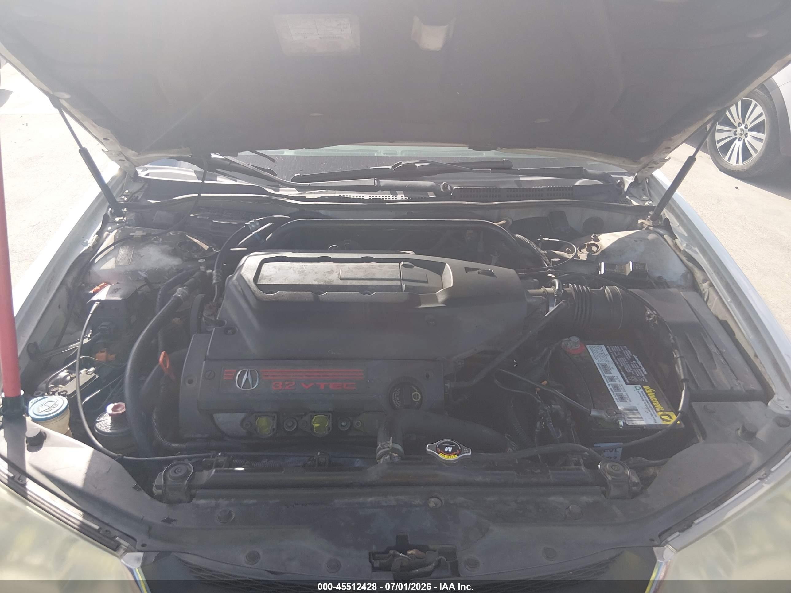2003 Acura Tl 3.2 Type S White vin: 19UUA56803A015574