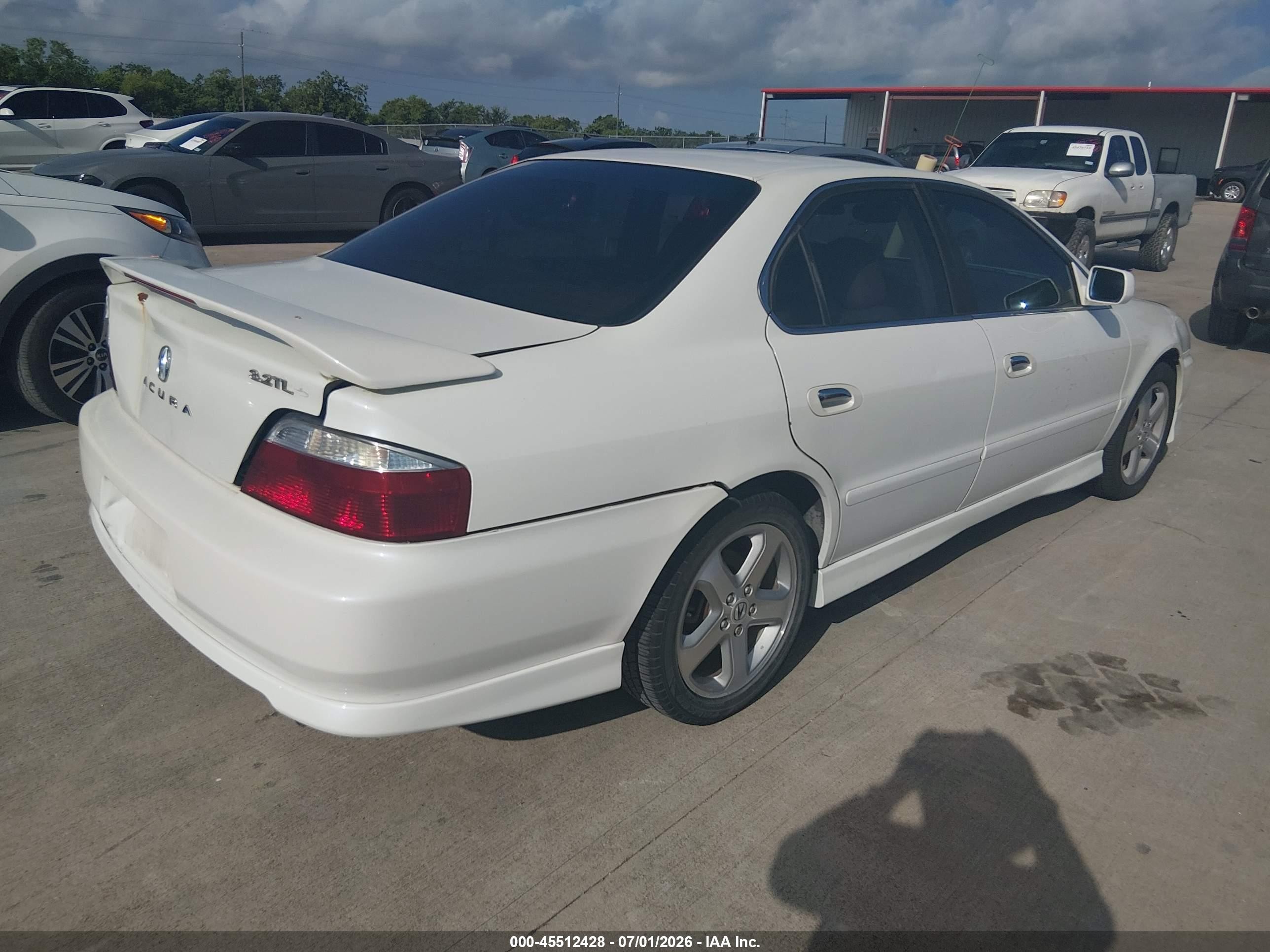 2003 Acura Tl 3.2 Type S White vin: 19UUA56803A015574