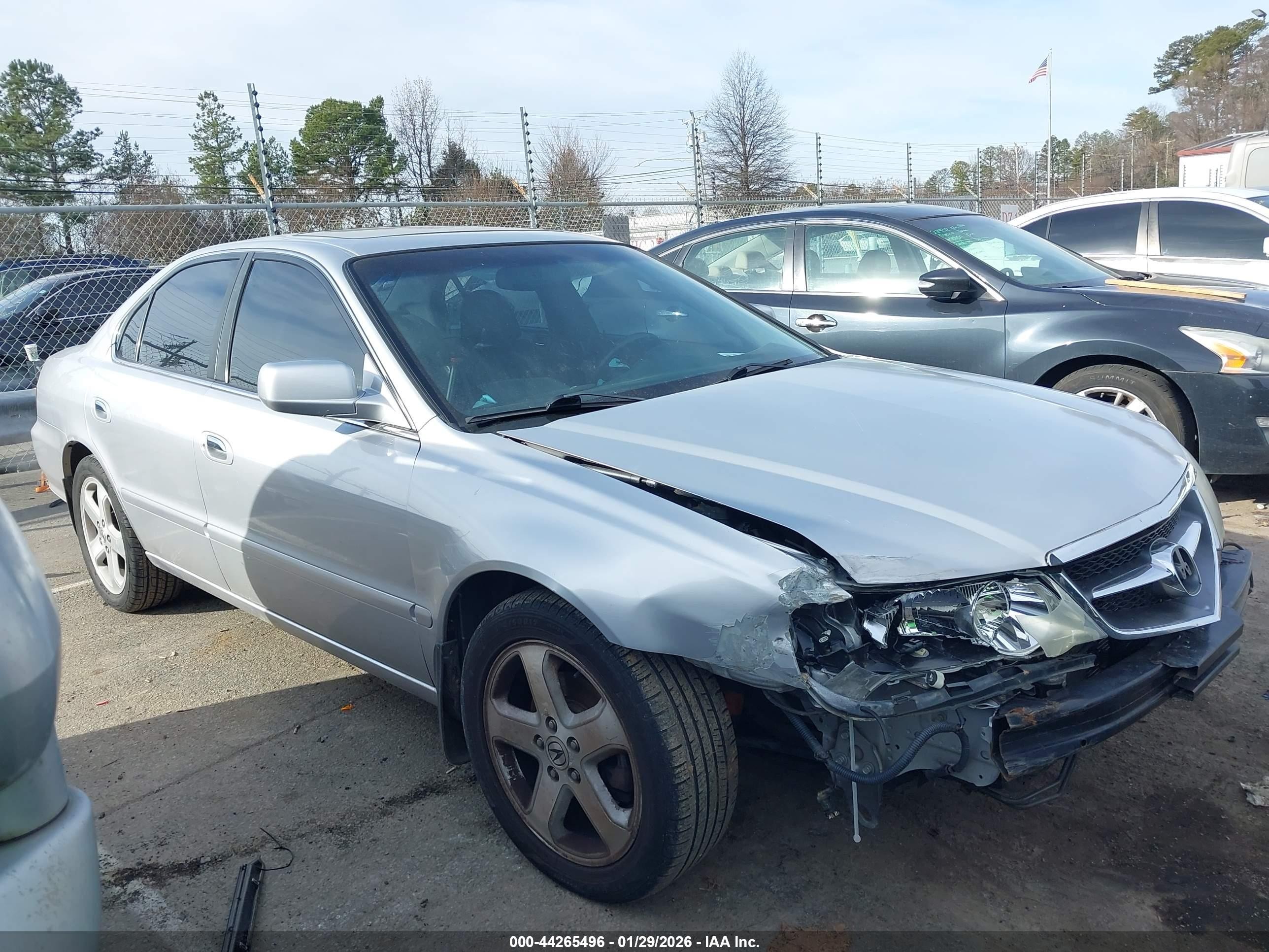 2003 Acura Tl 3.2 Type S Silver vin: 19UUA56803A016904