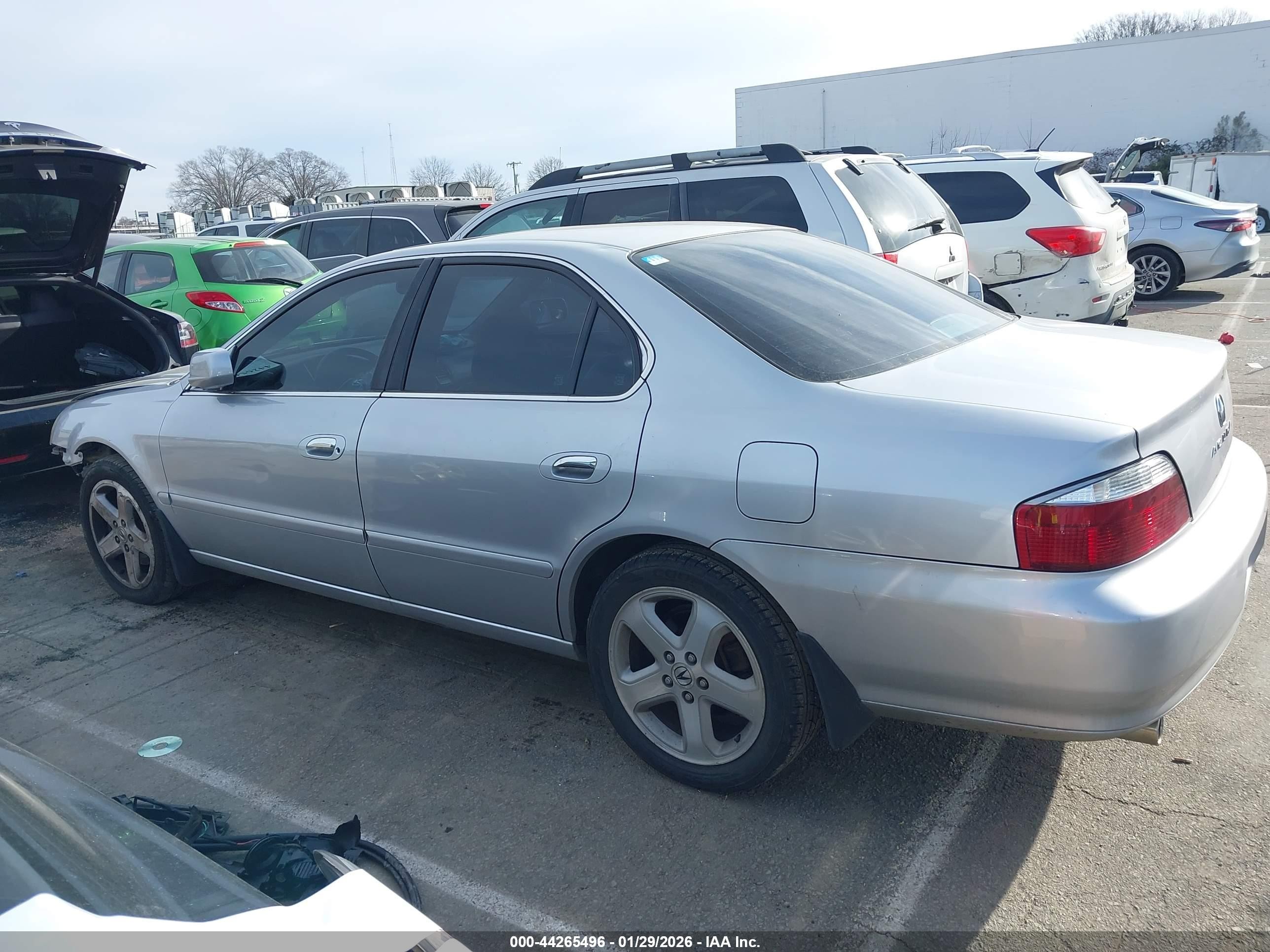 2003 Acura Tl 3.2 Type S Silver vin: 19UUA56803A016904