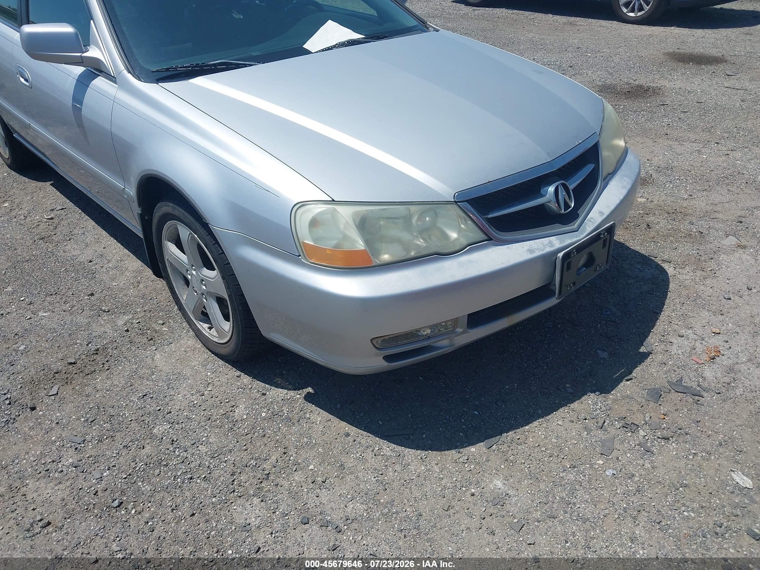 2003 Acura Tl 3.2 Type S Silver vin: 19UUA56813A029077